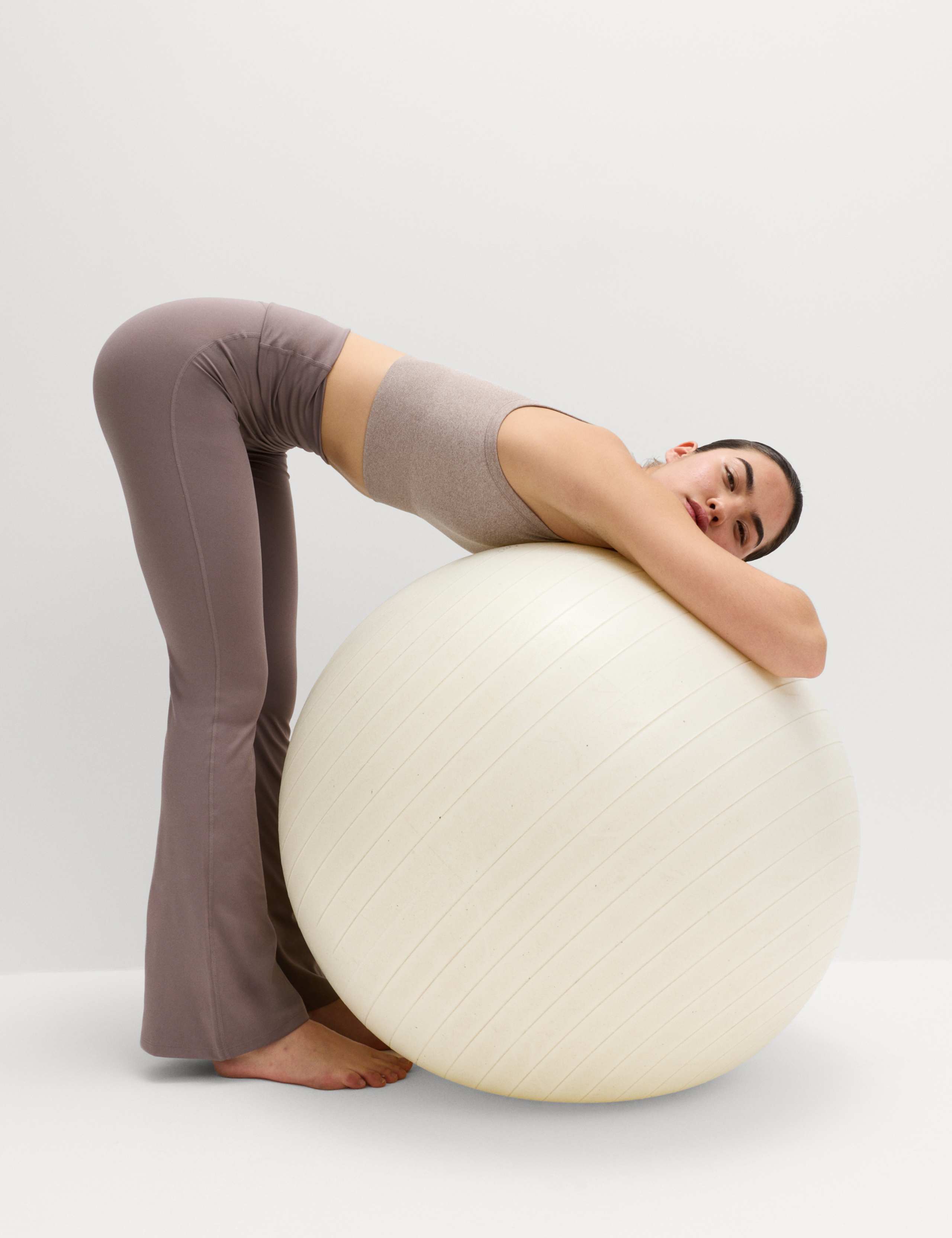 Go Balance Foldover Waist Flared Leggings