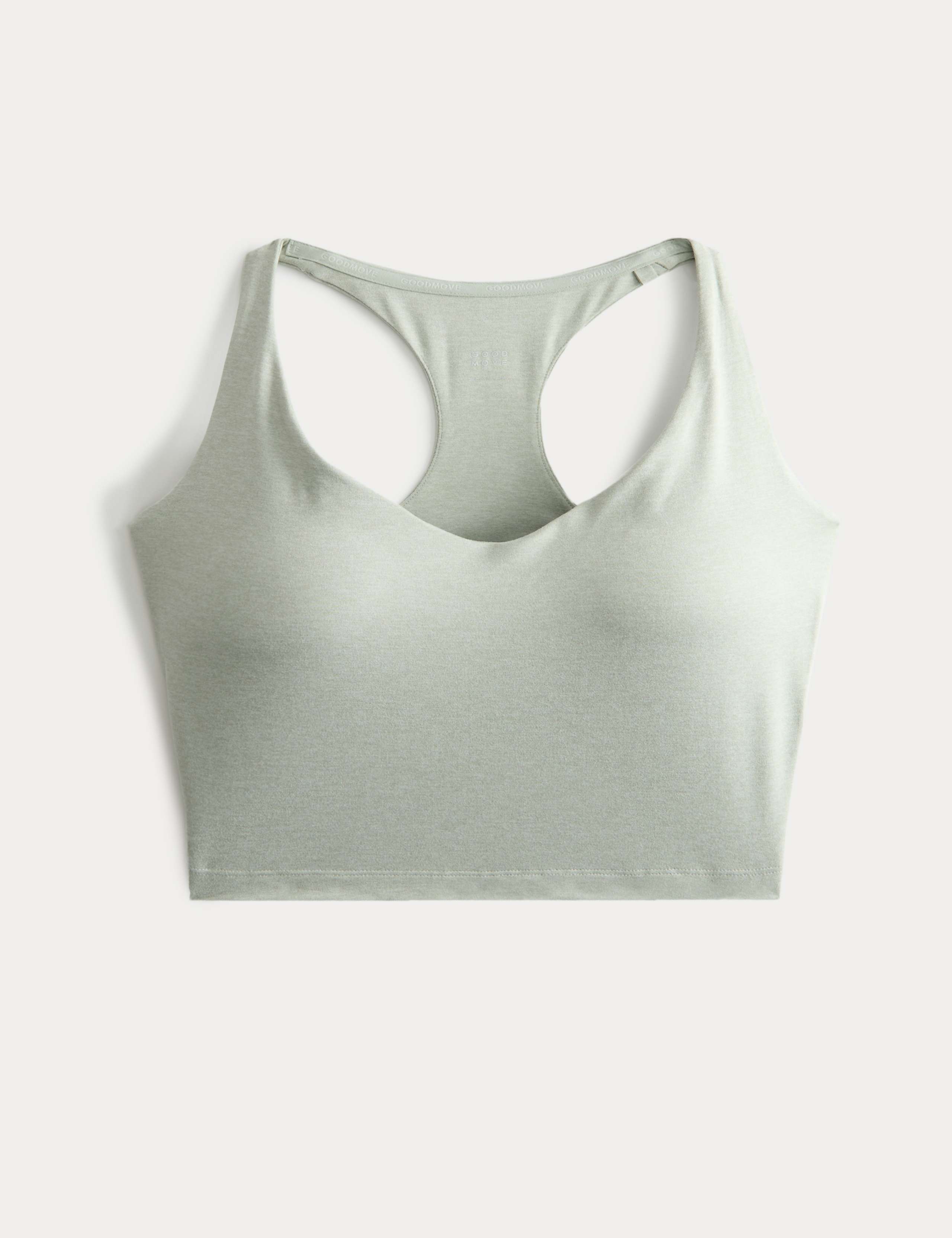 Supersoft Scoop Neck Fitted Crop Vest Top