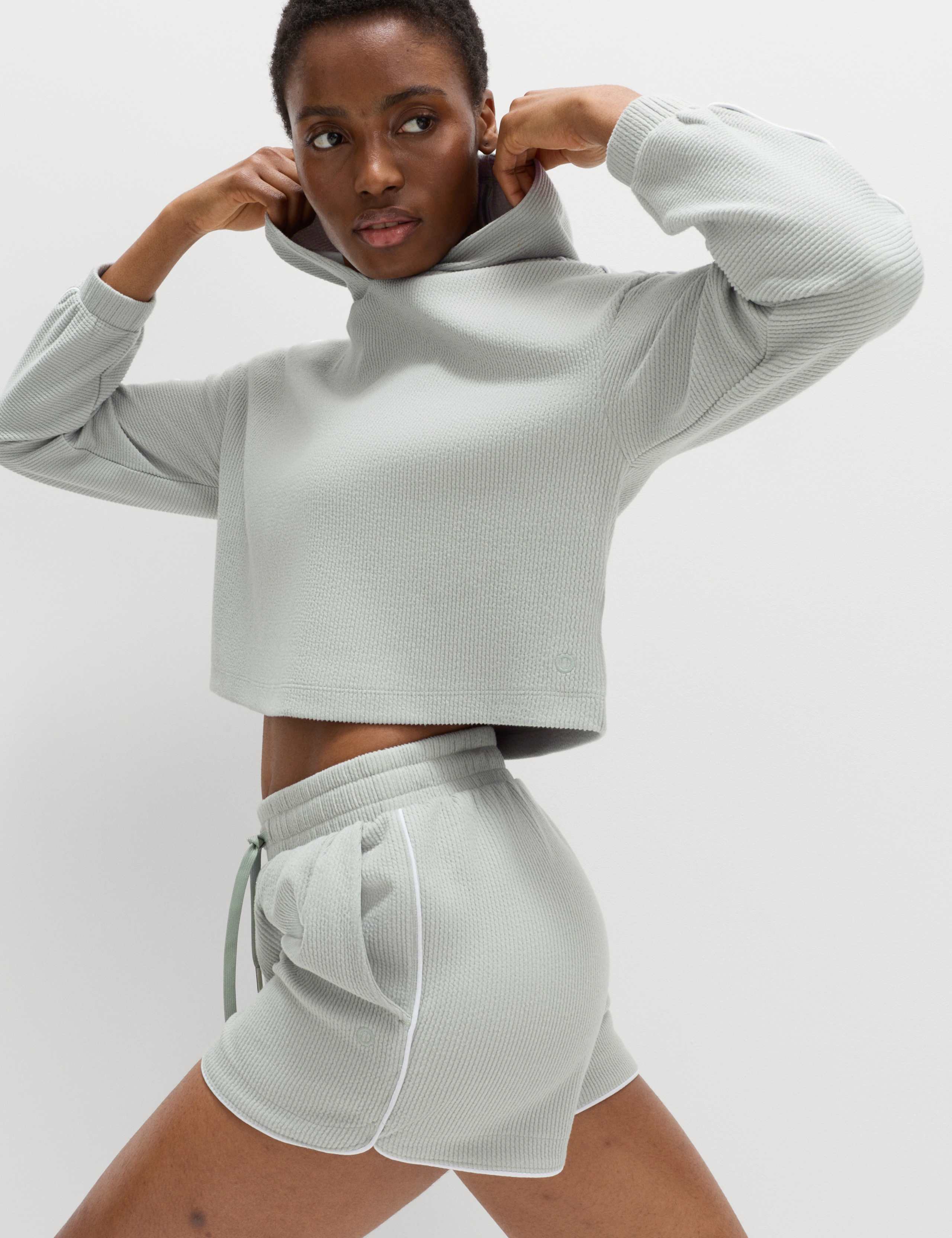 StayNew™ Super Soft Brushed Rib Relaxed Hoodie