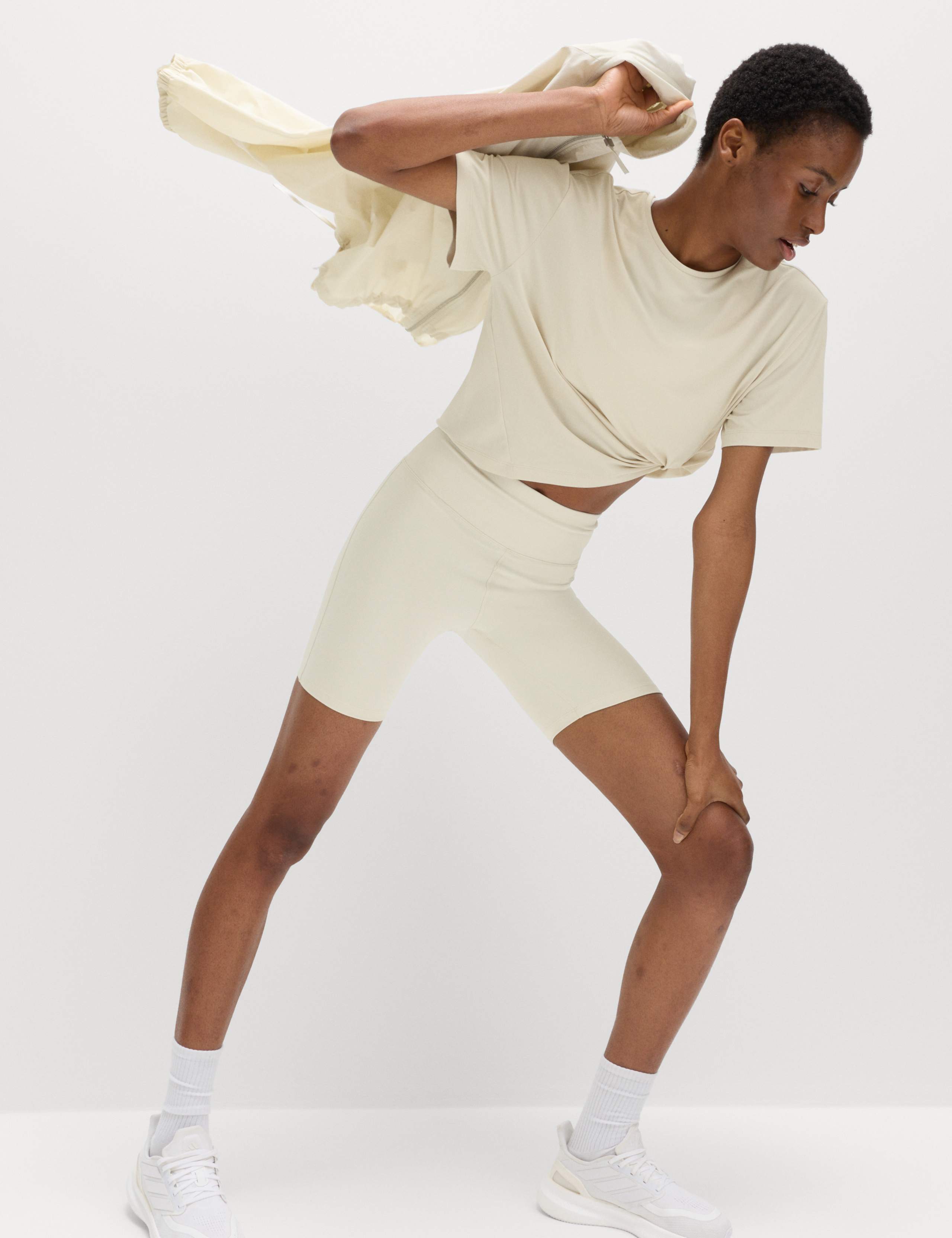 Essential High Waisted Fitted Shorts