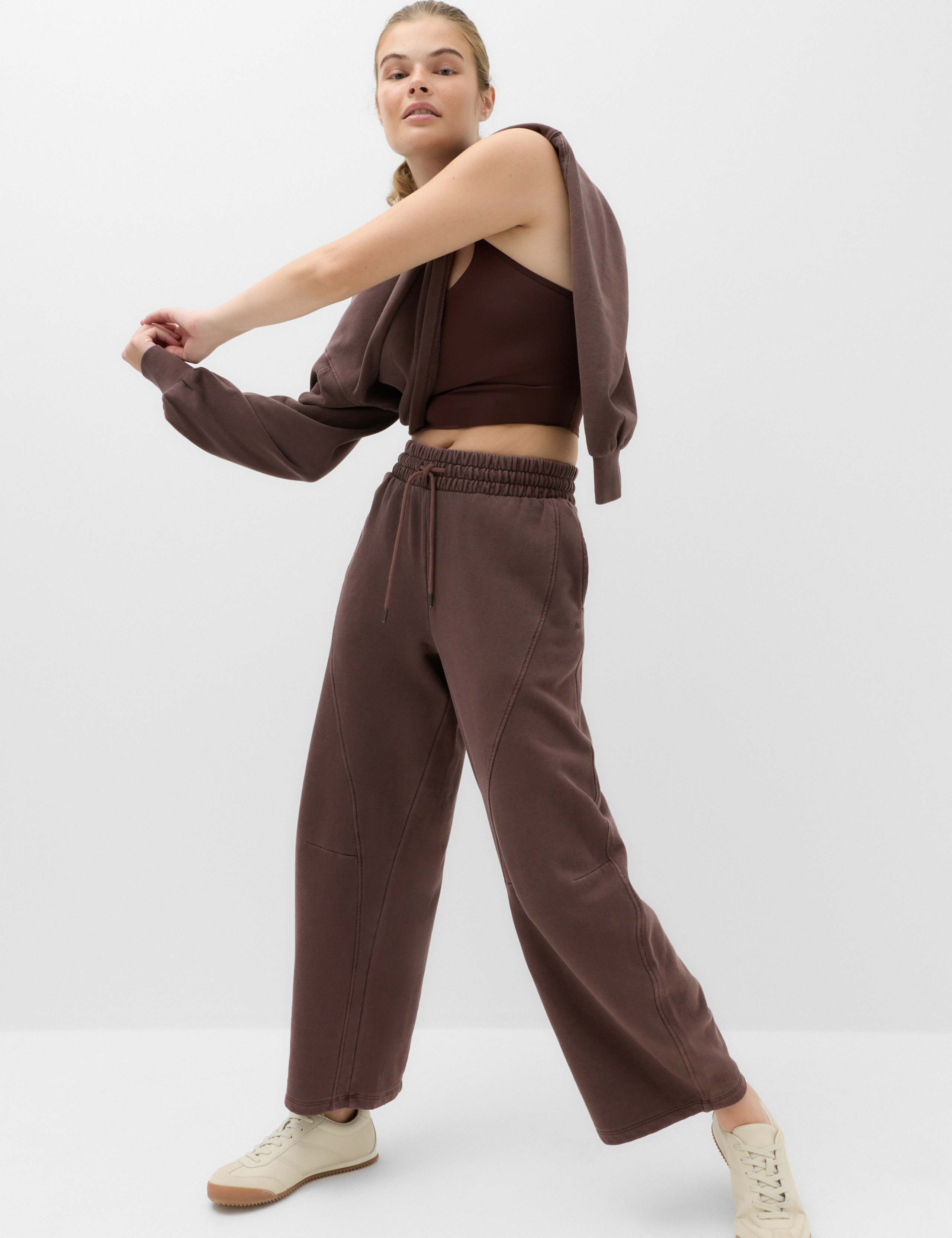 Cotton Rich Garment Dye Barrel Joggers