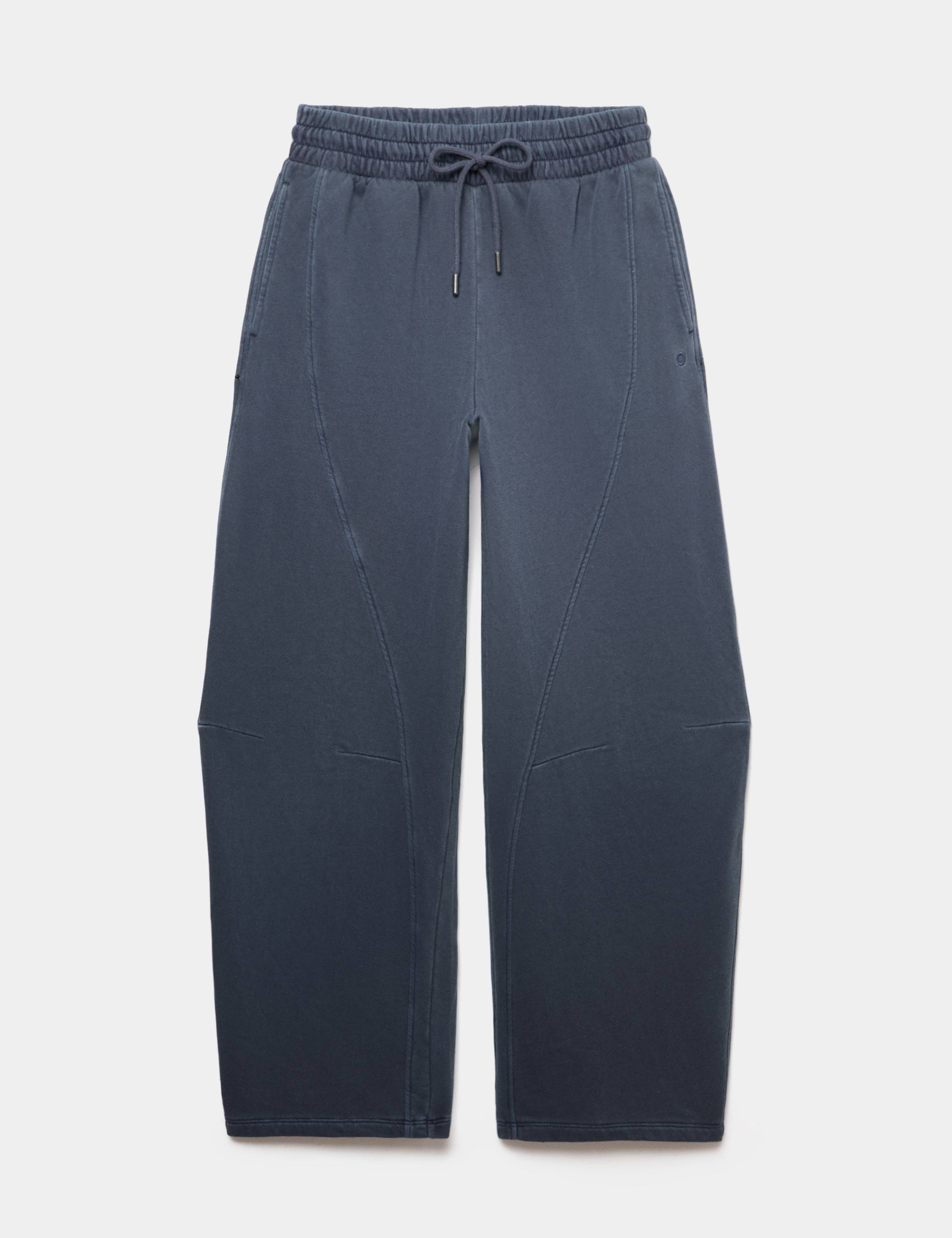 Cotton Rich Garment Dye Barrel Joggers