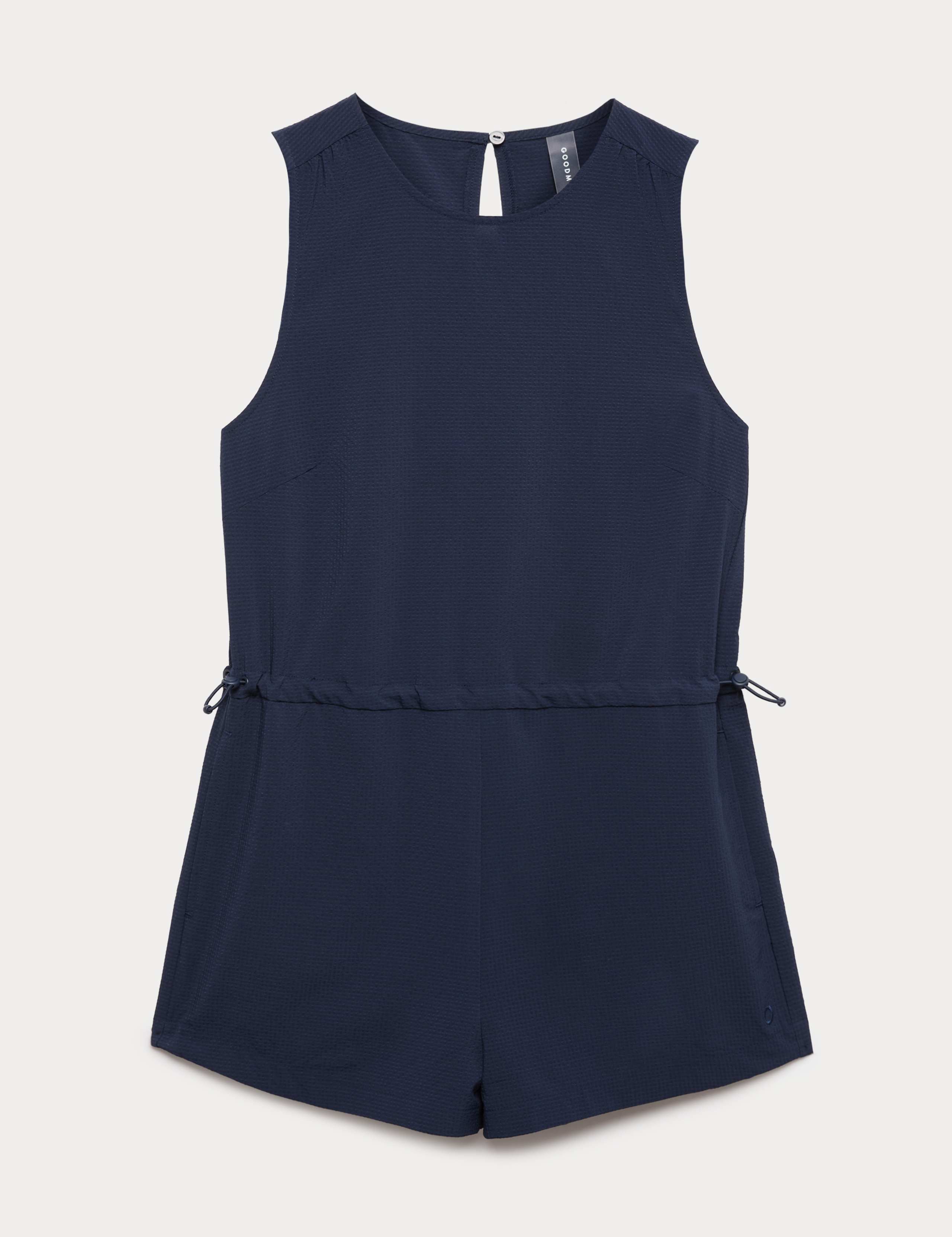 Seersucker Relaxed Playsuit