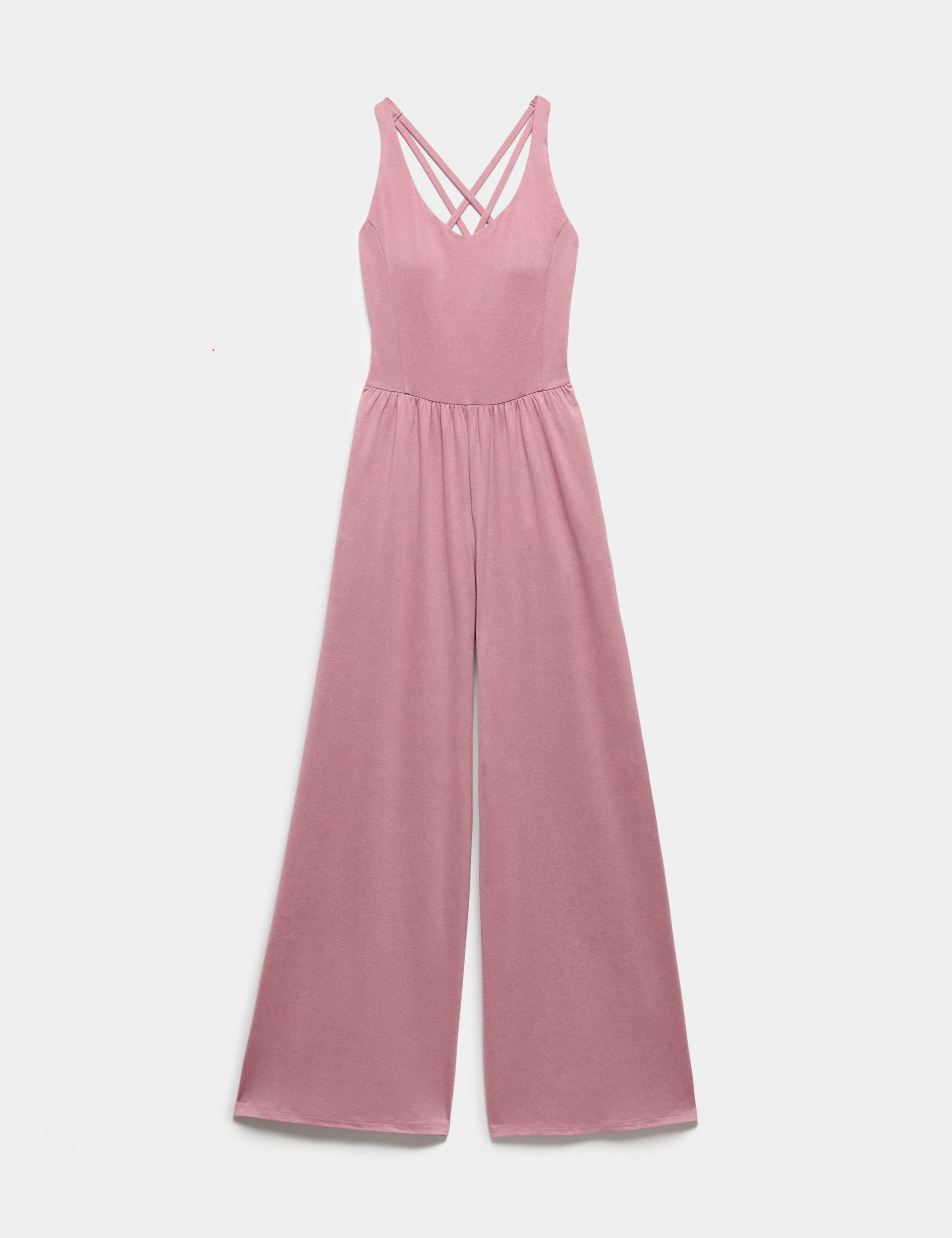 Supersoft Marl Strappy Back Jumpsuit