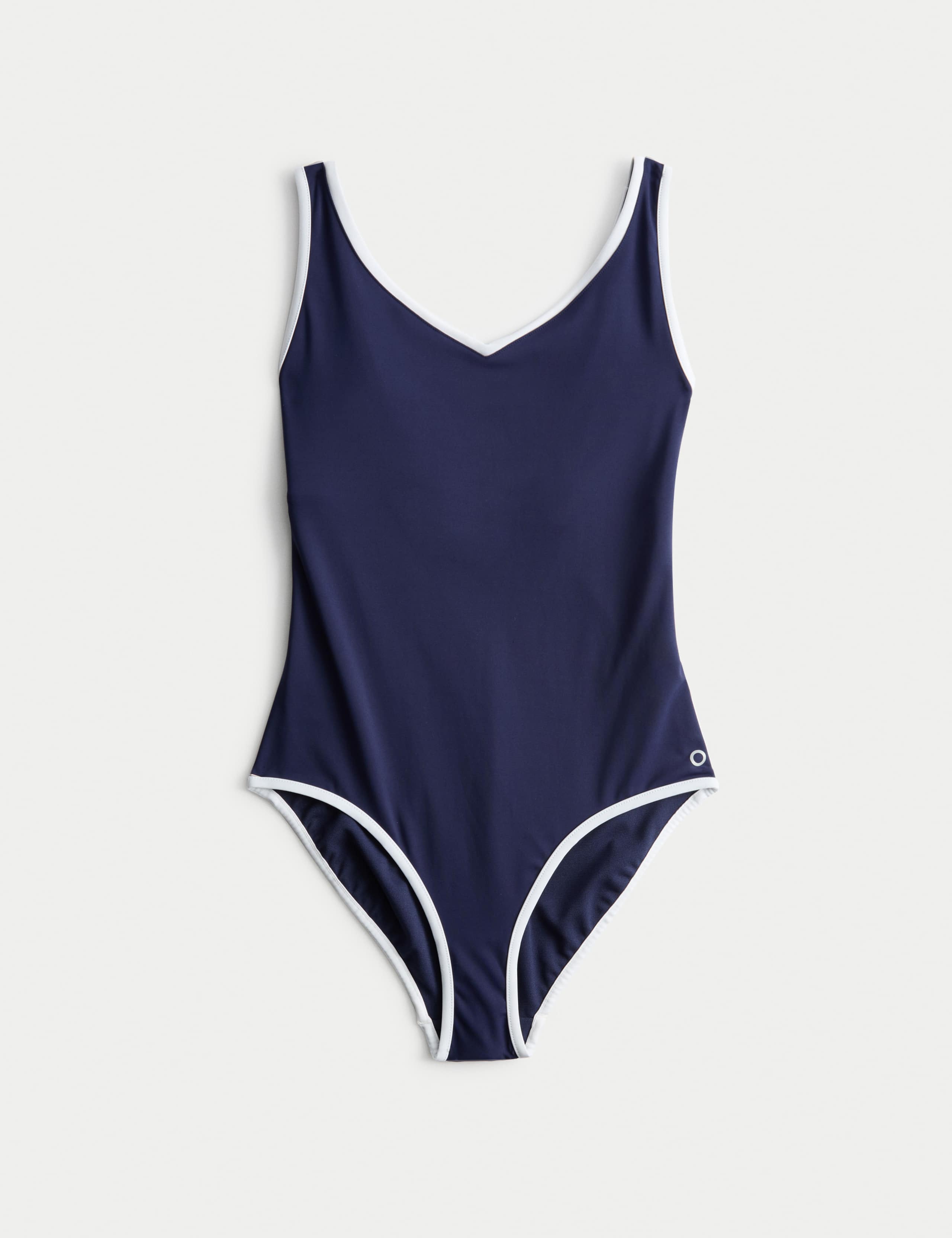 Tummy Control Padded V-Neck Swimsuit