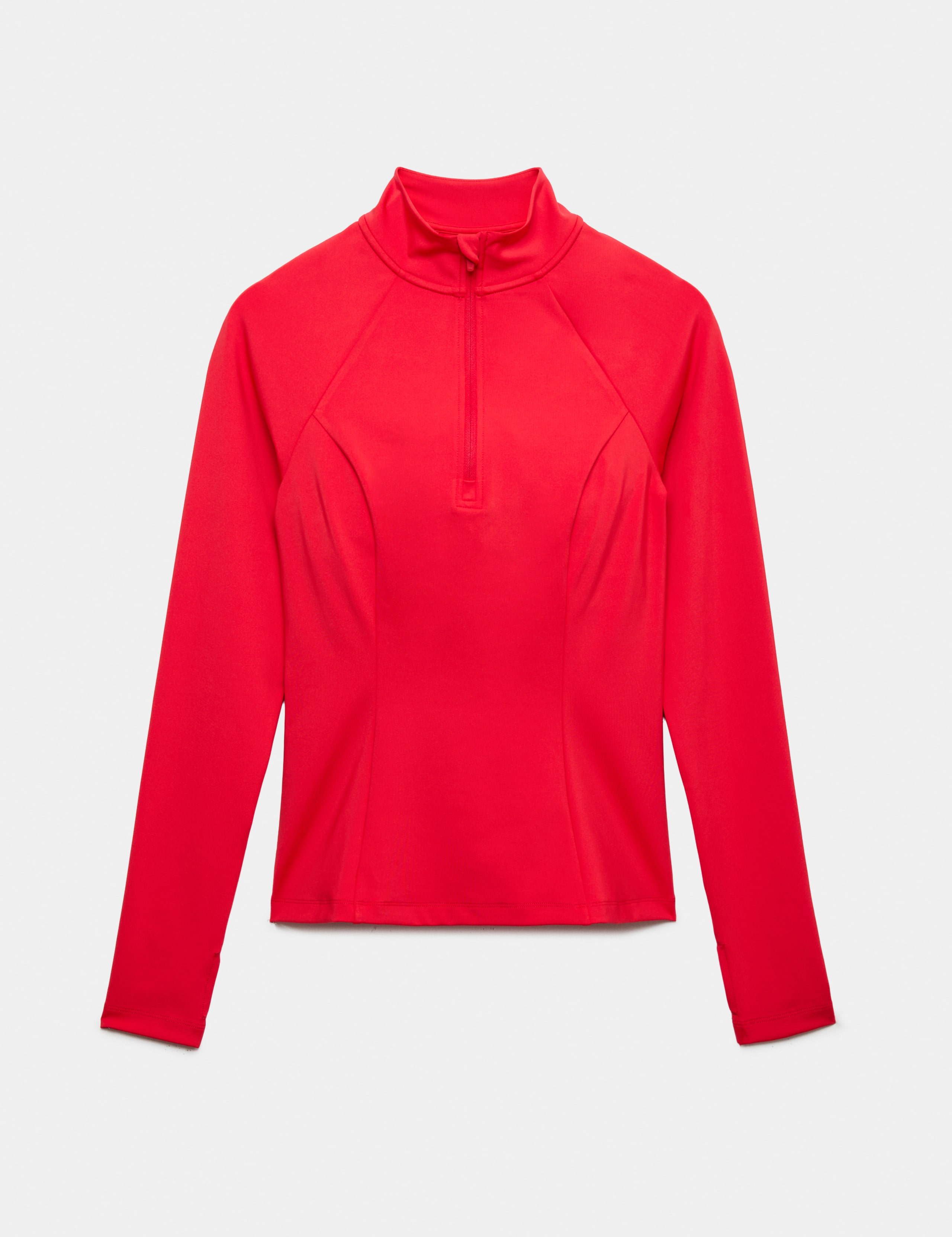 Essential  Half Zip Fitted Running Top