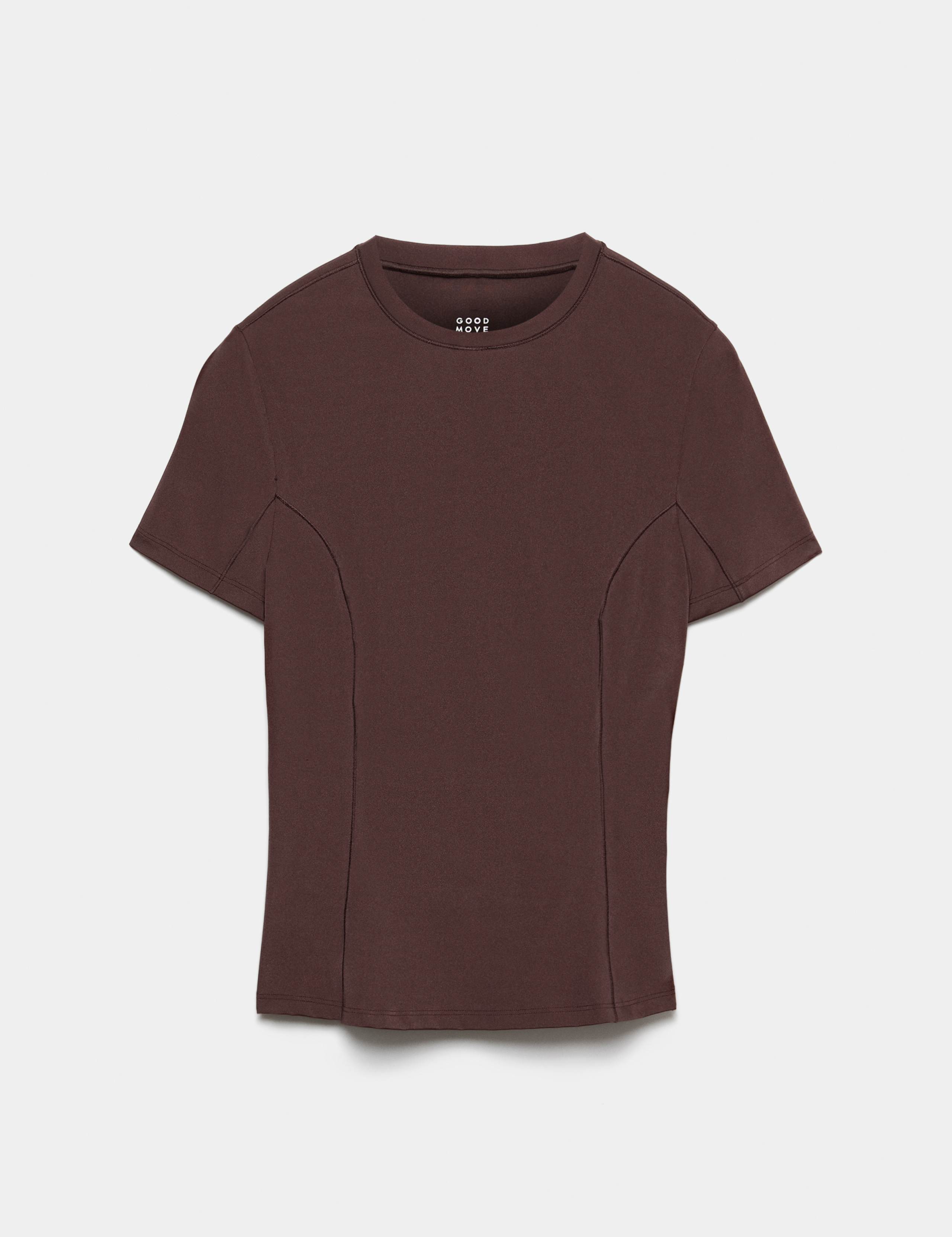 Shine Crew Neck Fitted T-shirt