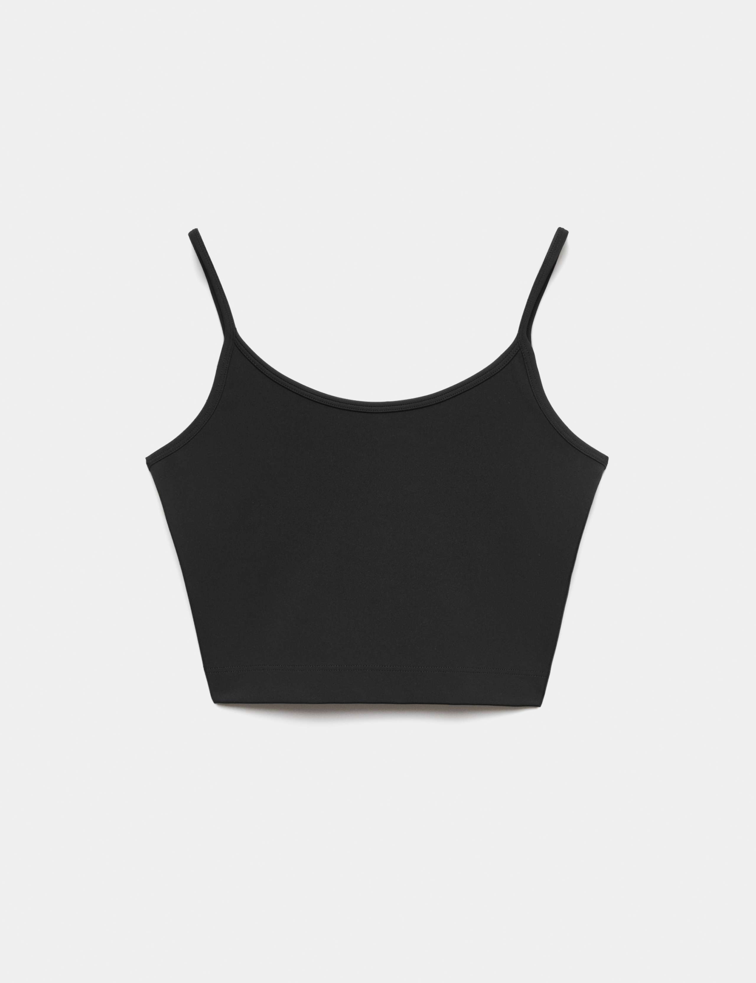 Essential Scoop Neck Crop Top