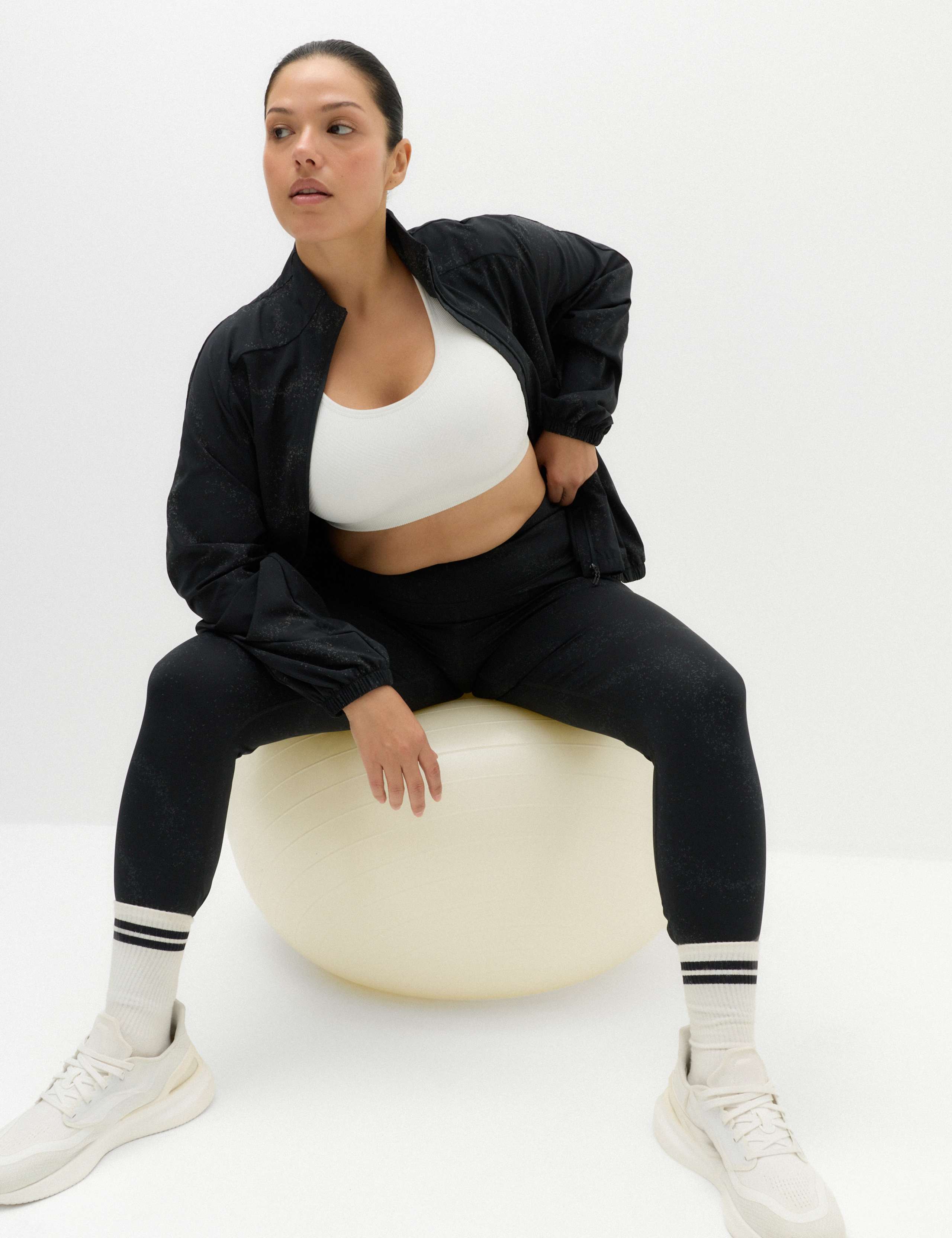 Go Move Printed Reflective High Waisted Gym Leggings