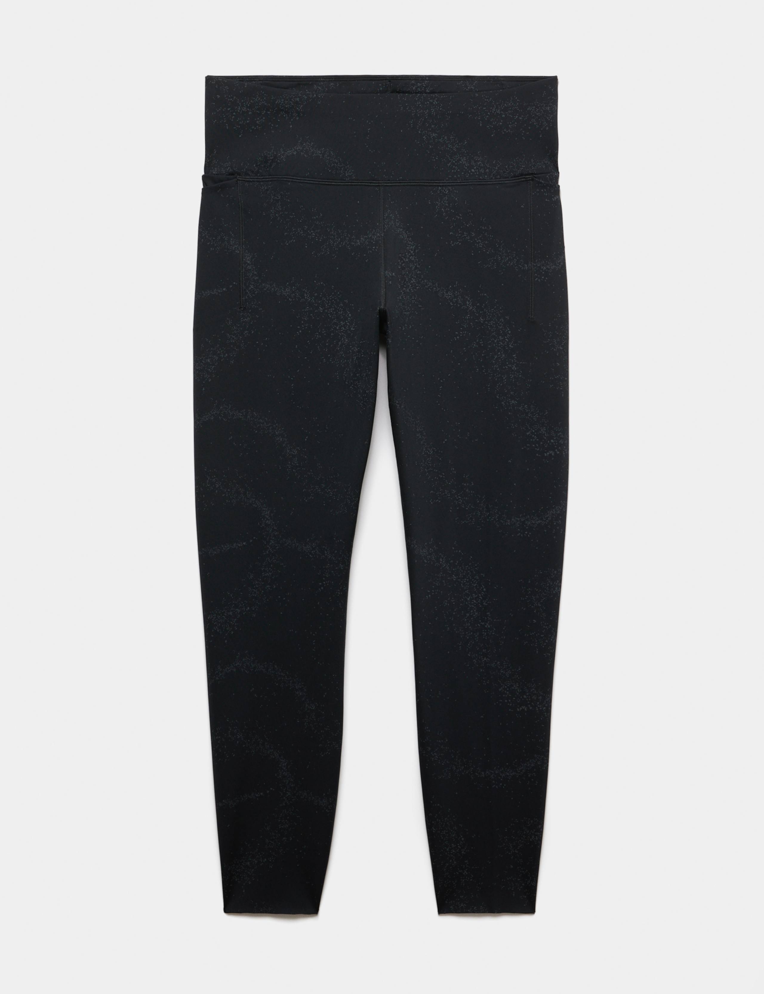 Go Move Printed Reflective High Waisted Gym Leggings