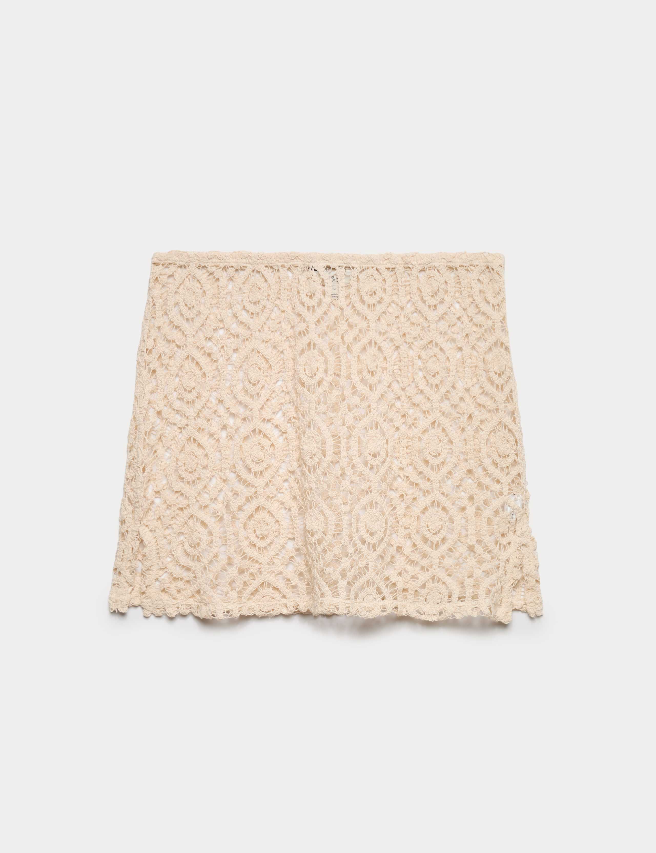 Broderie Mini Beach Skirt