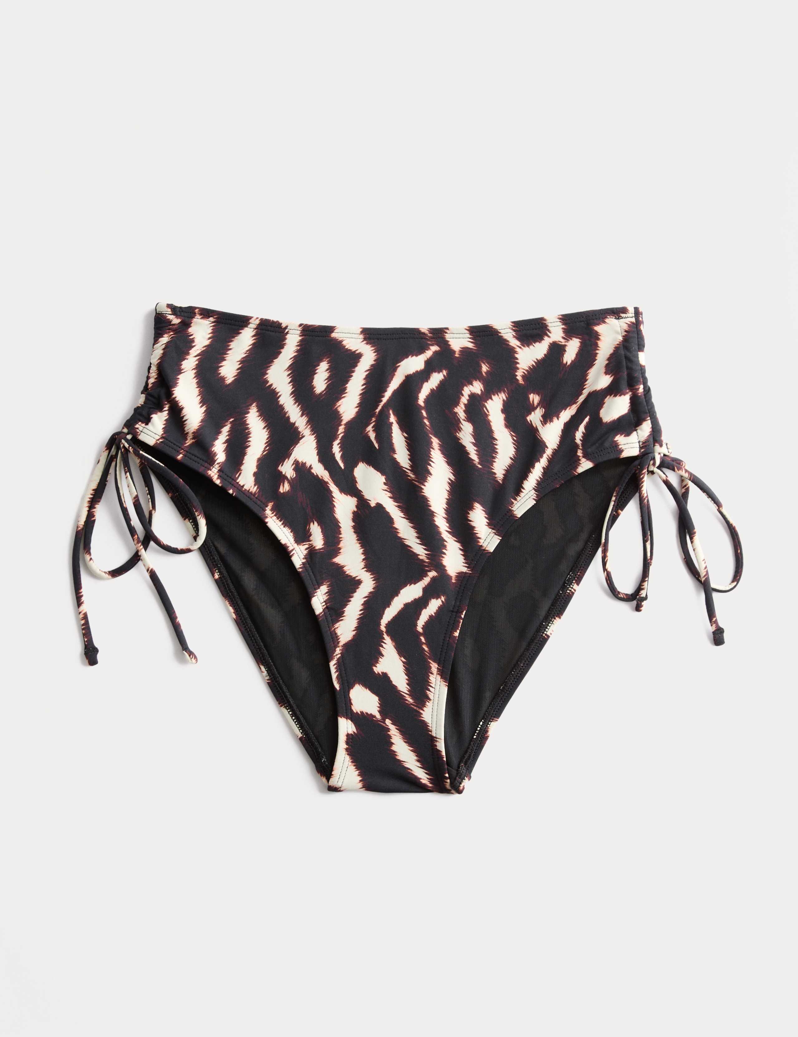 Tummy Control Printed Bikini Bottoms