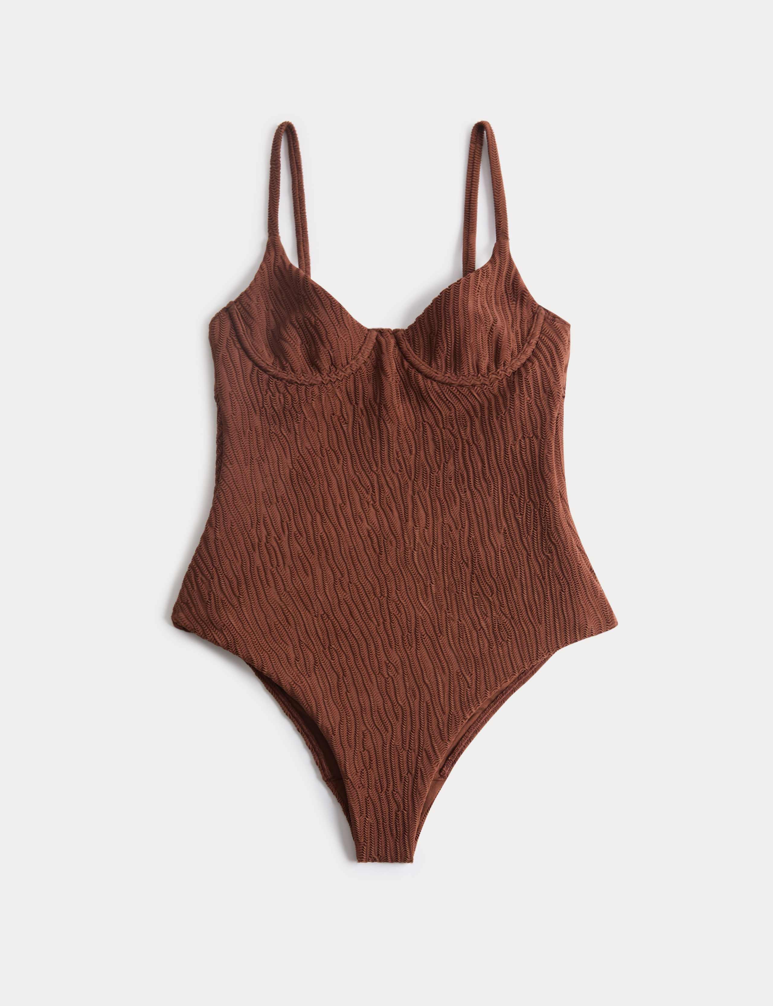 Textured Wired Swimsuit