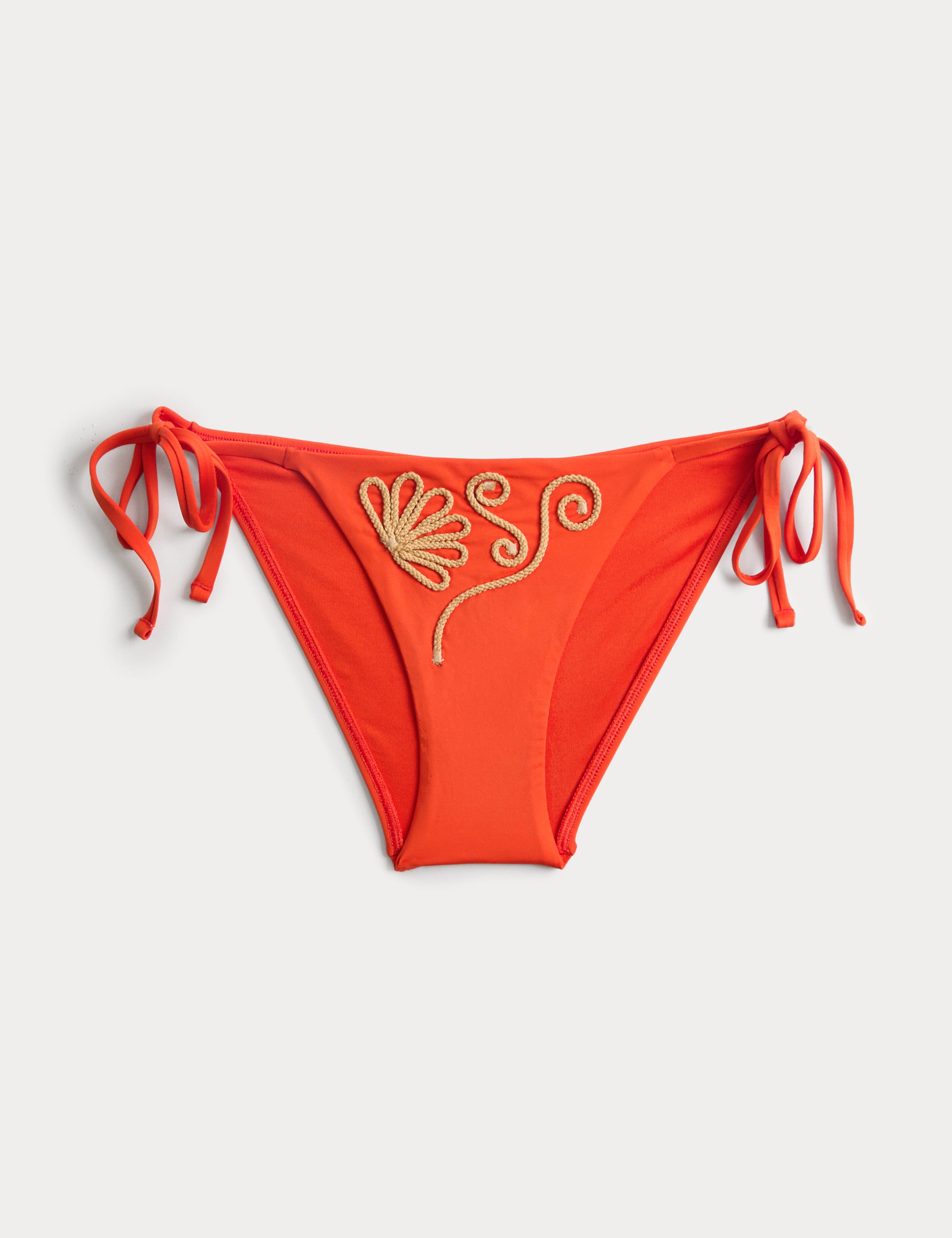 Cornelli Tie Side Bikini Bottoms