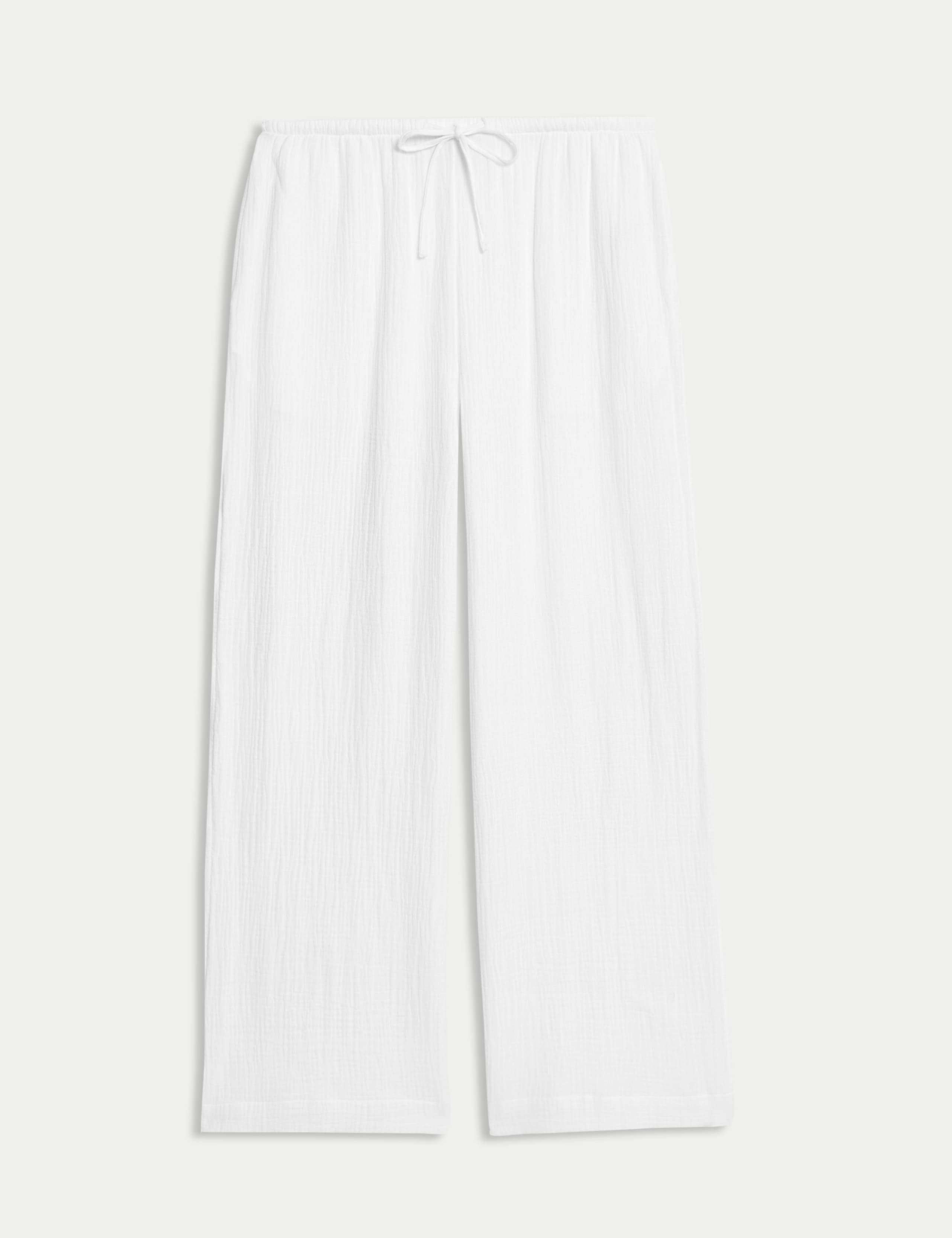 Pure Cotton Drawstring Trousers