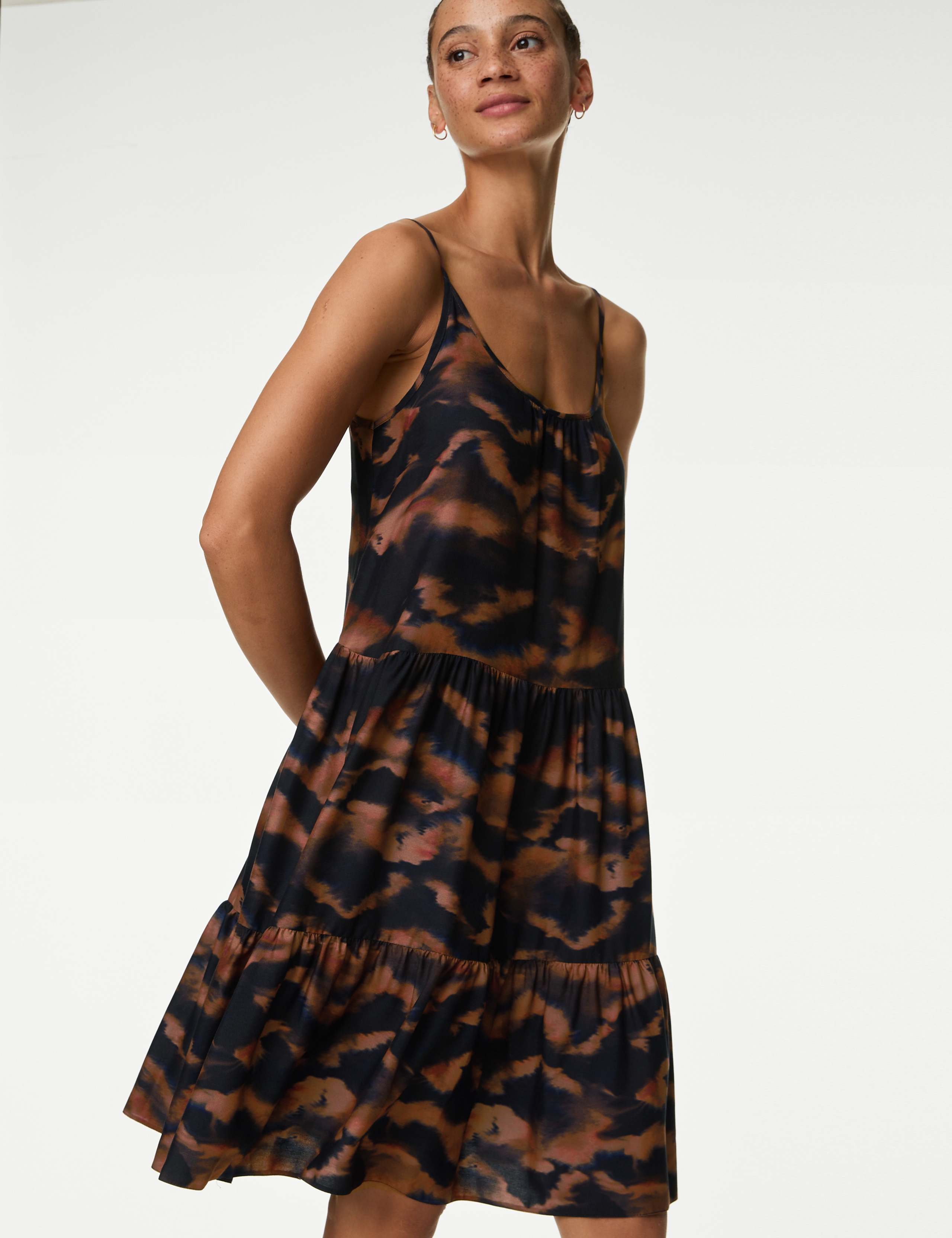 Mini Tiered Beach Dress