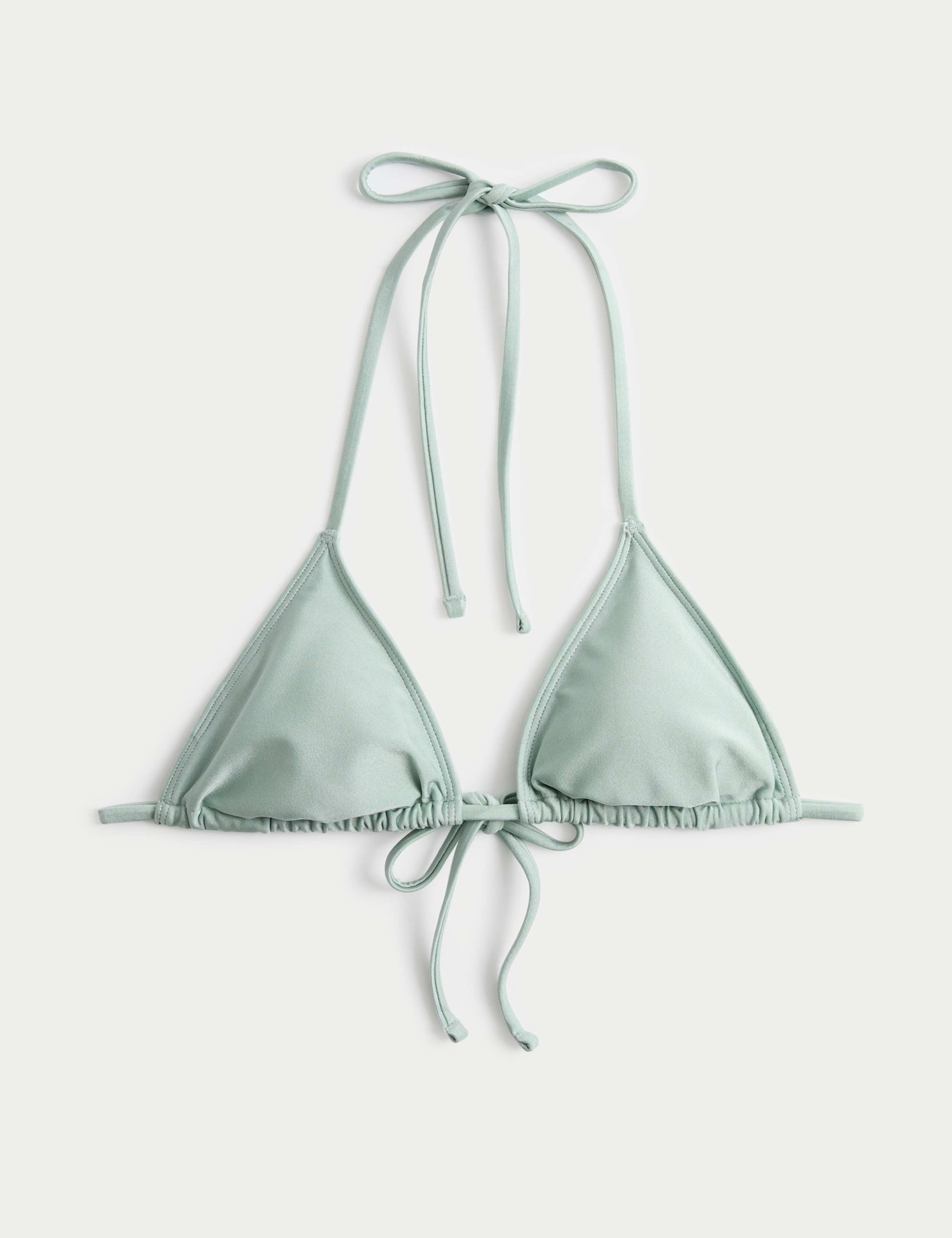 Sheen Triangle Bikini Top