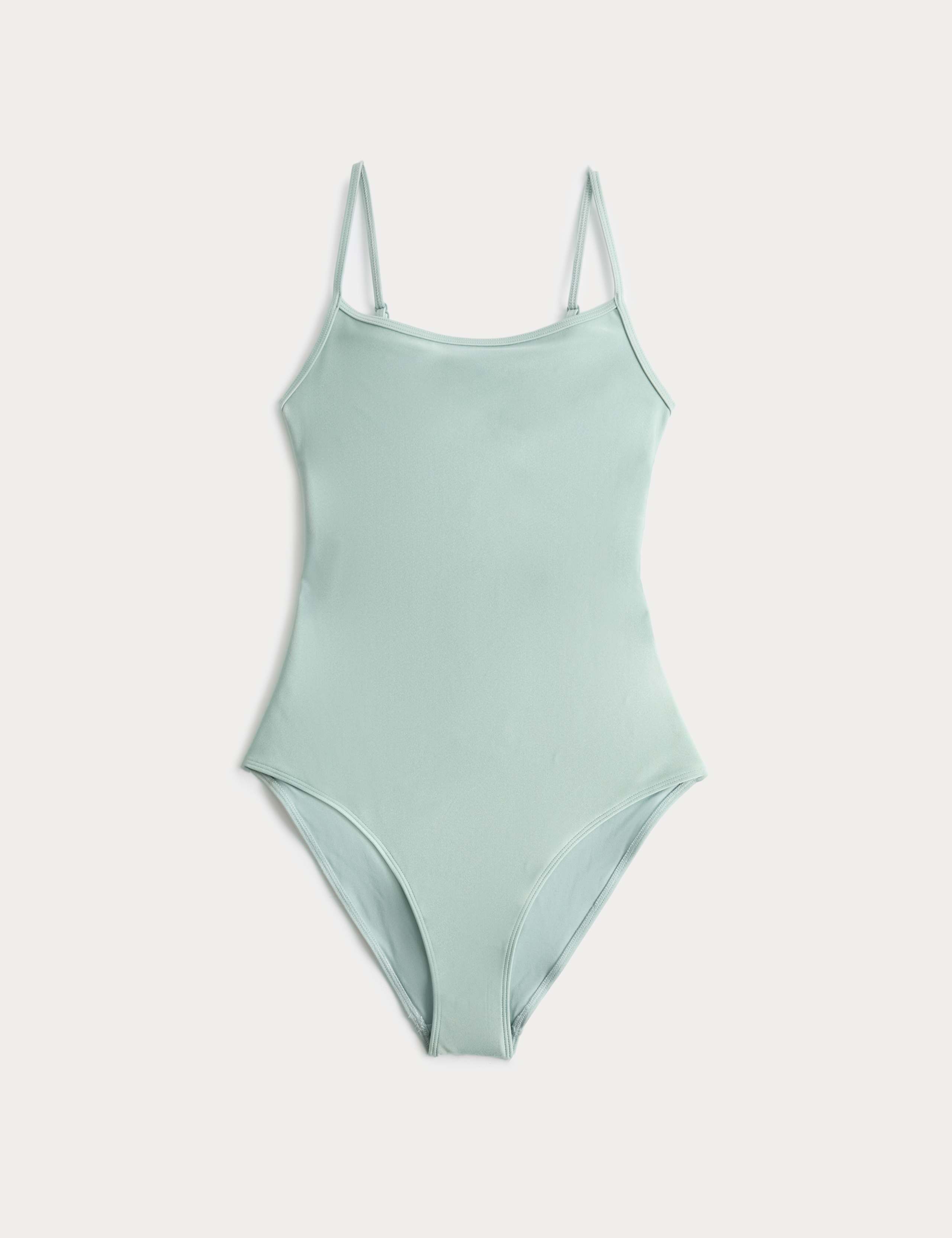 Sheen Cami Scoop Neck Swimsuit