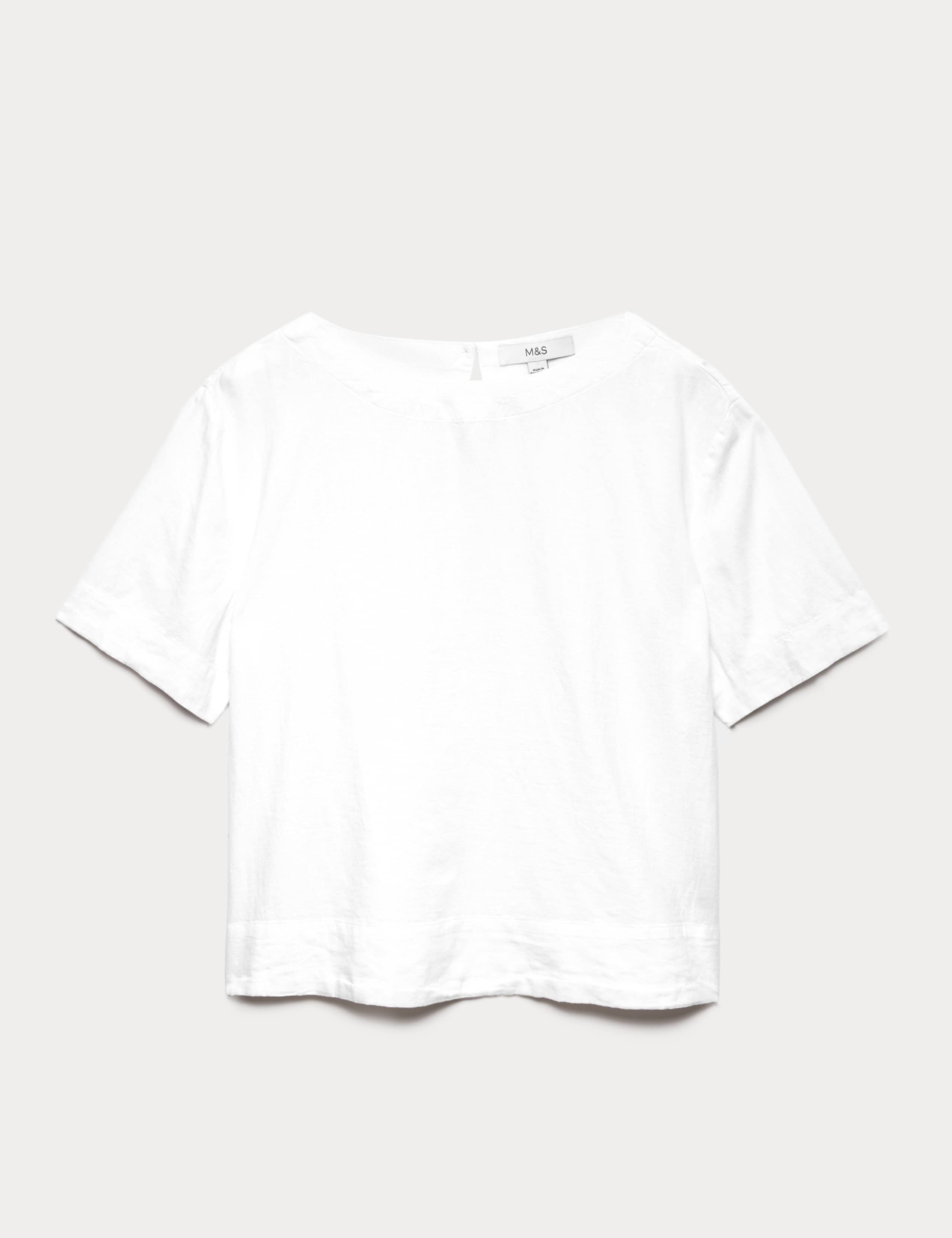 Linen Rich Relaxed T-Shirt