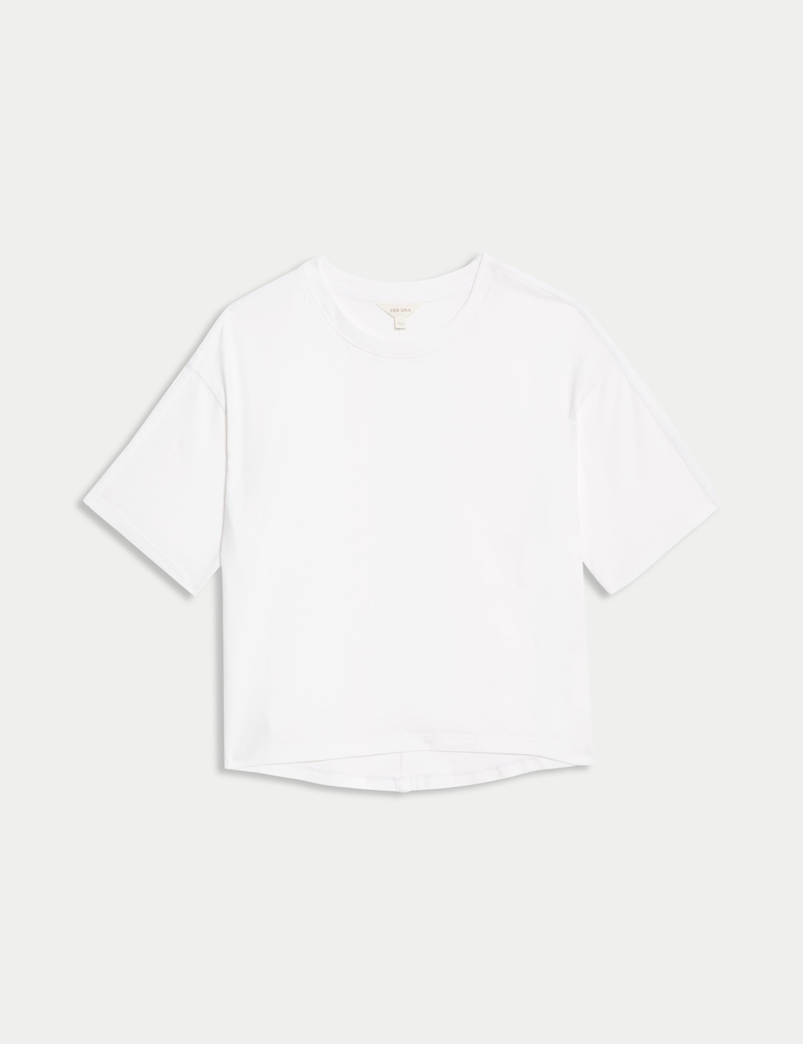 Pure Cotton Short Sleeve Boxy T-Shirt