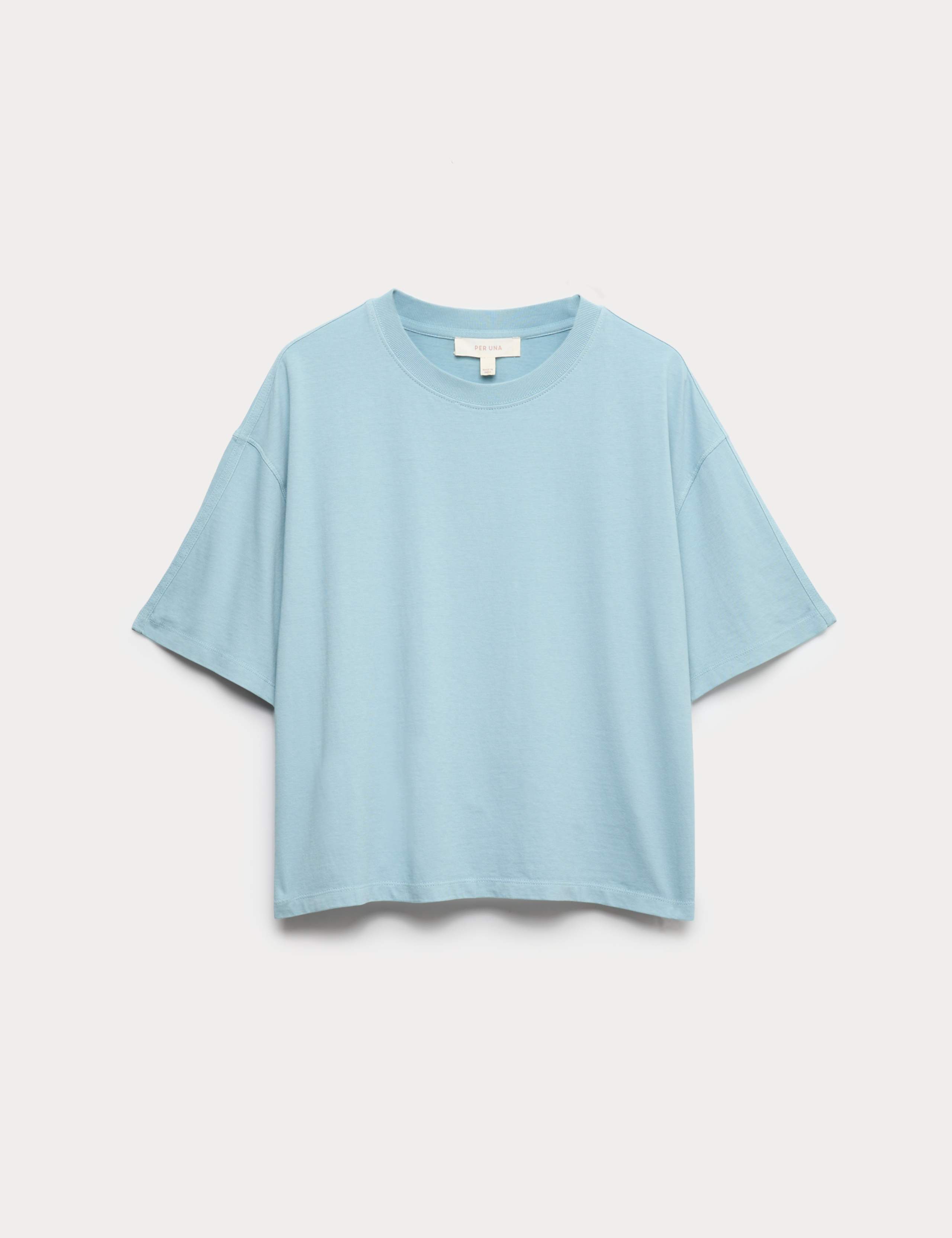 Pure Cotton Short Sleeve Boxy T-Shirt