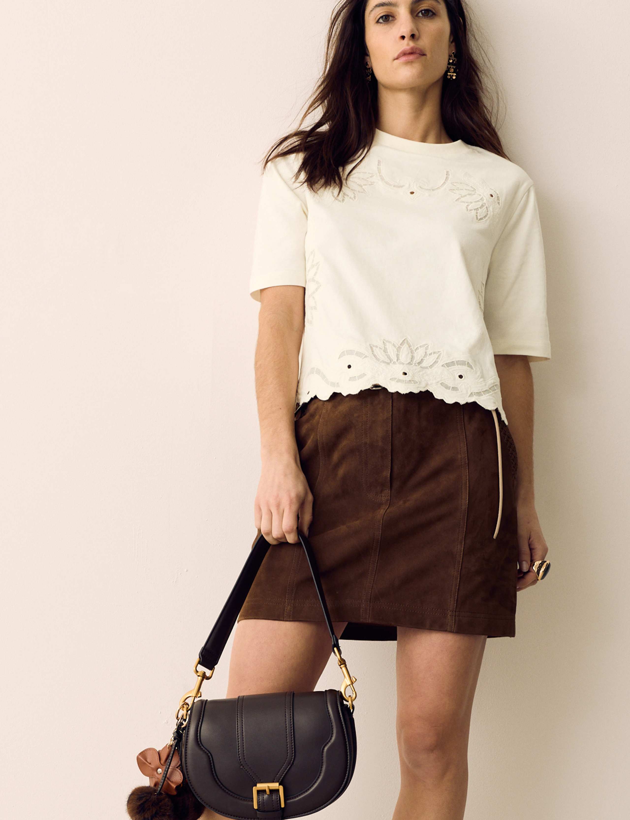 Pure Cotton Jersey Embroidered T-Shirt