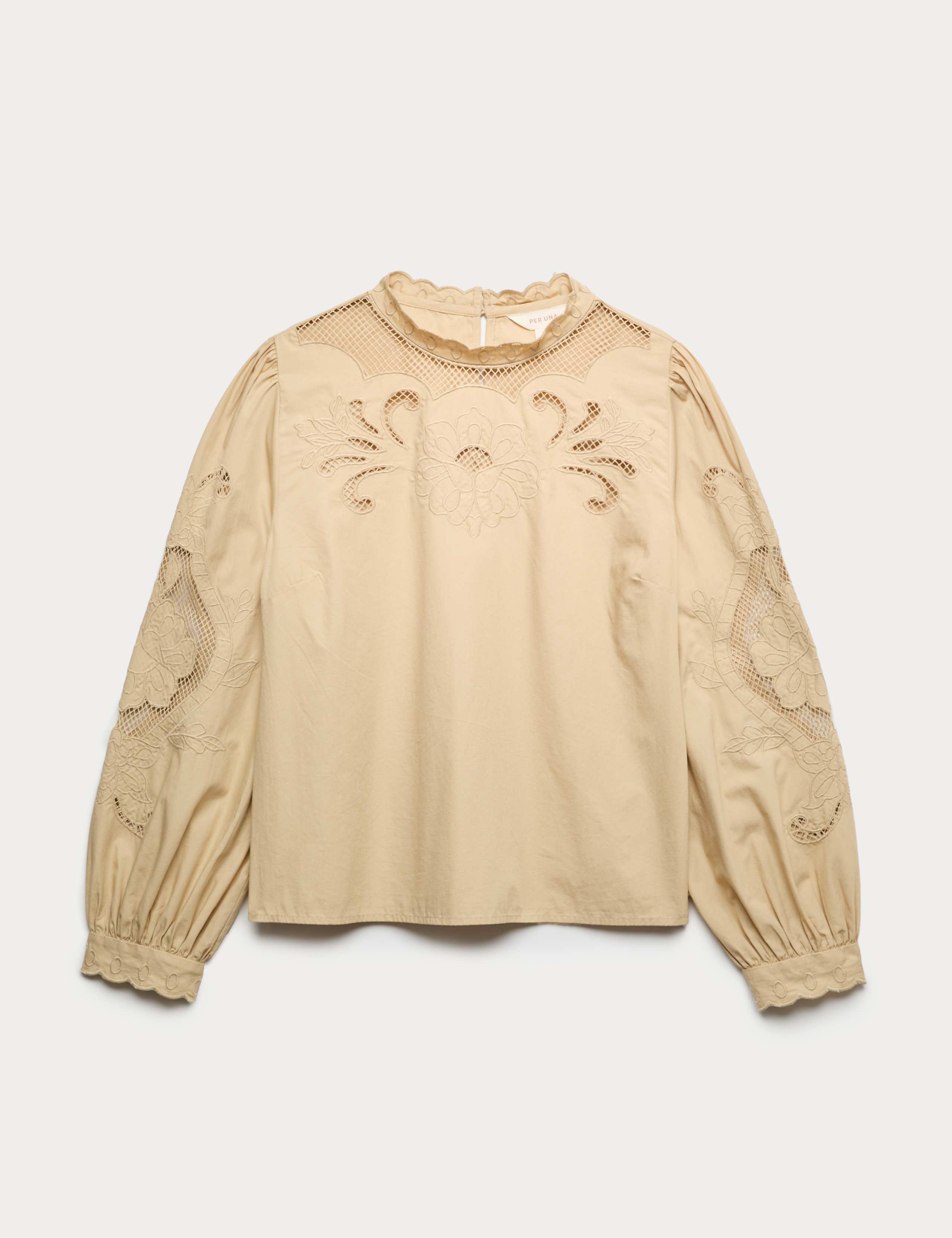 Pure Cotton Embroidered Blouse