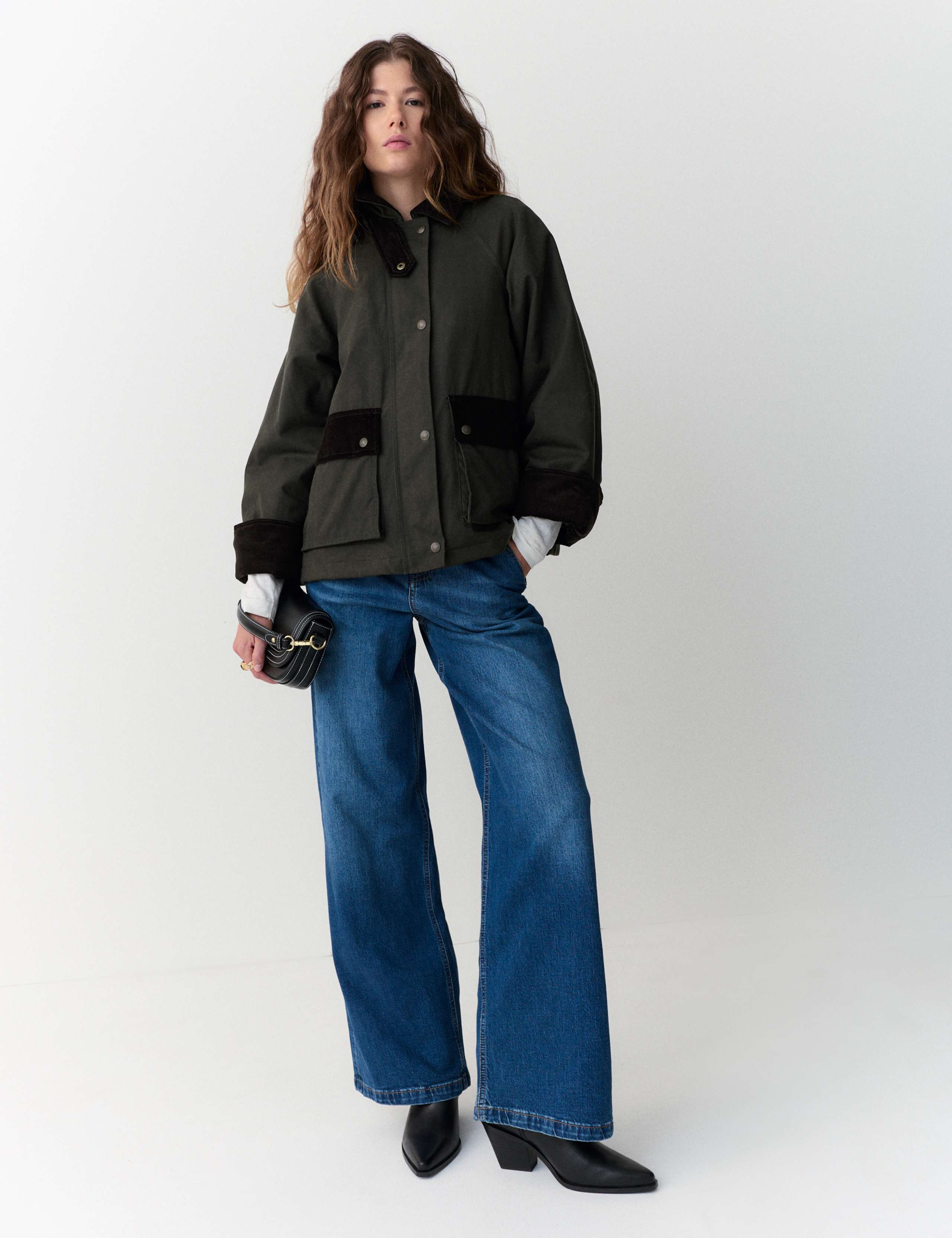 Waxed Pure Cotton Utility Jacket