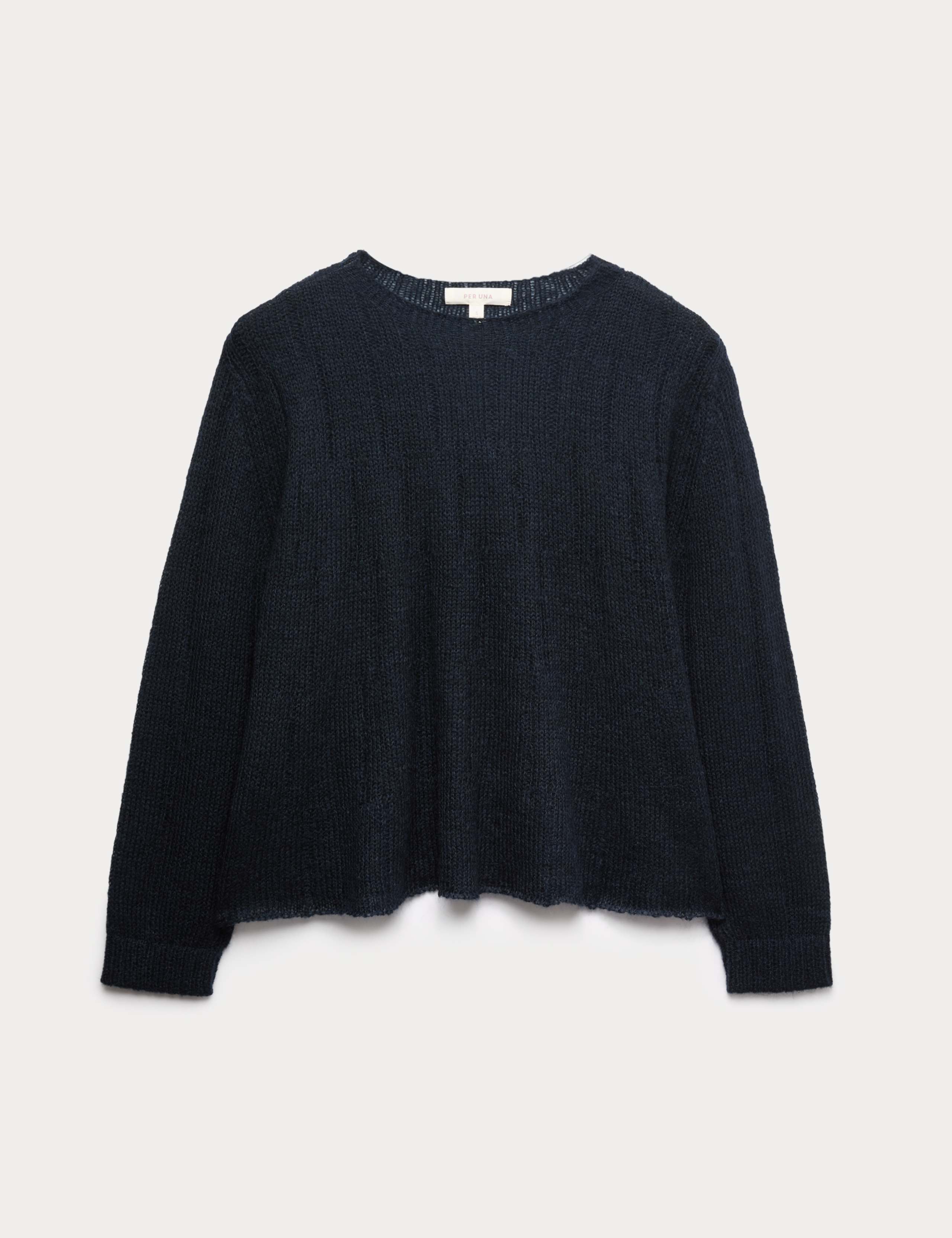 Fine Gauge Slouchy Jumper with Mohair