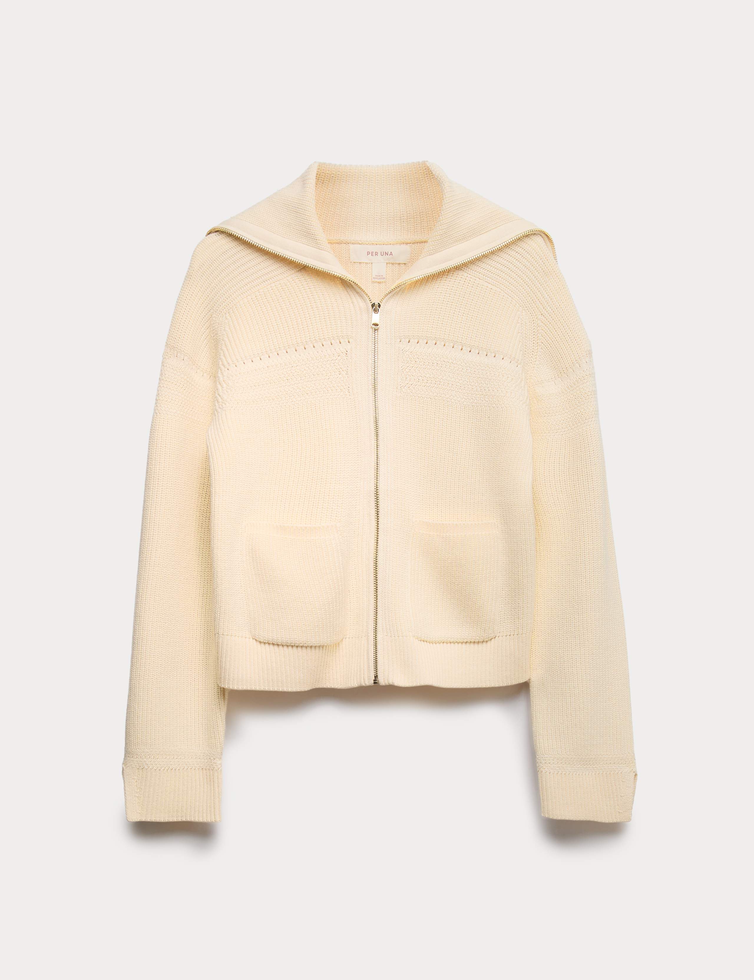 Cotton Rich Sailor Collared Cardigan