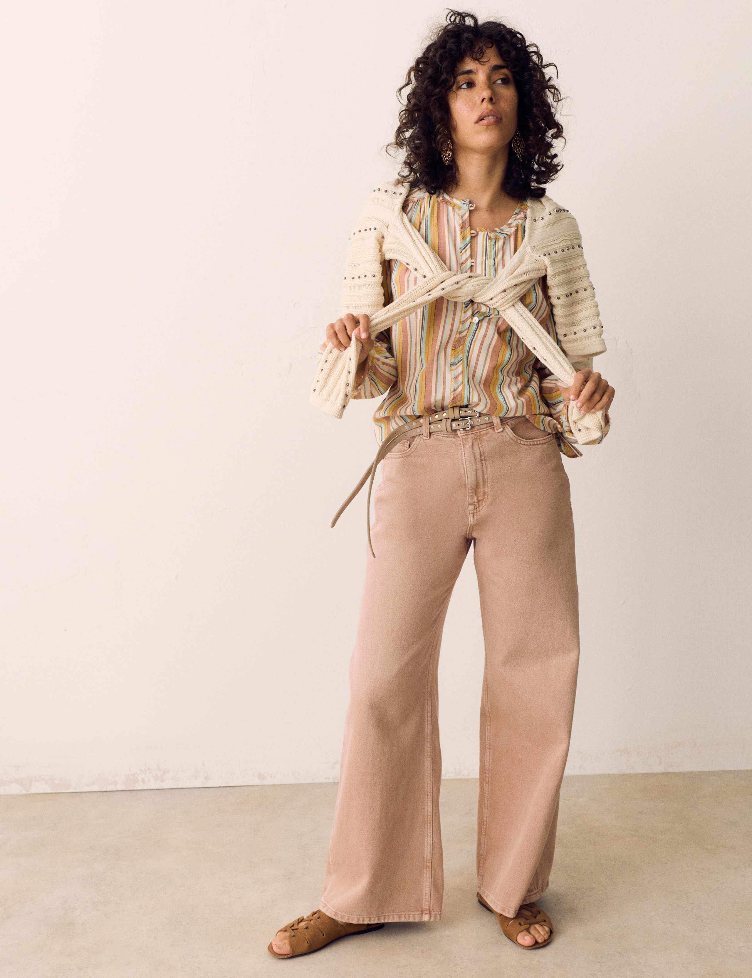 High Waisted Wide Leg Jeans