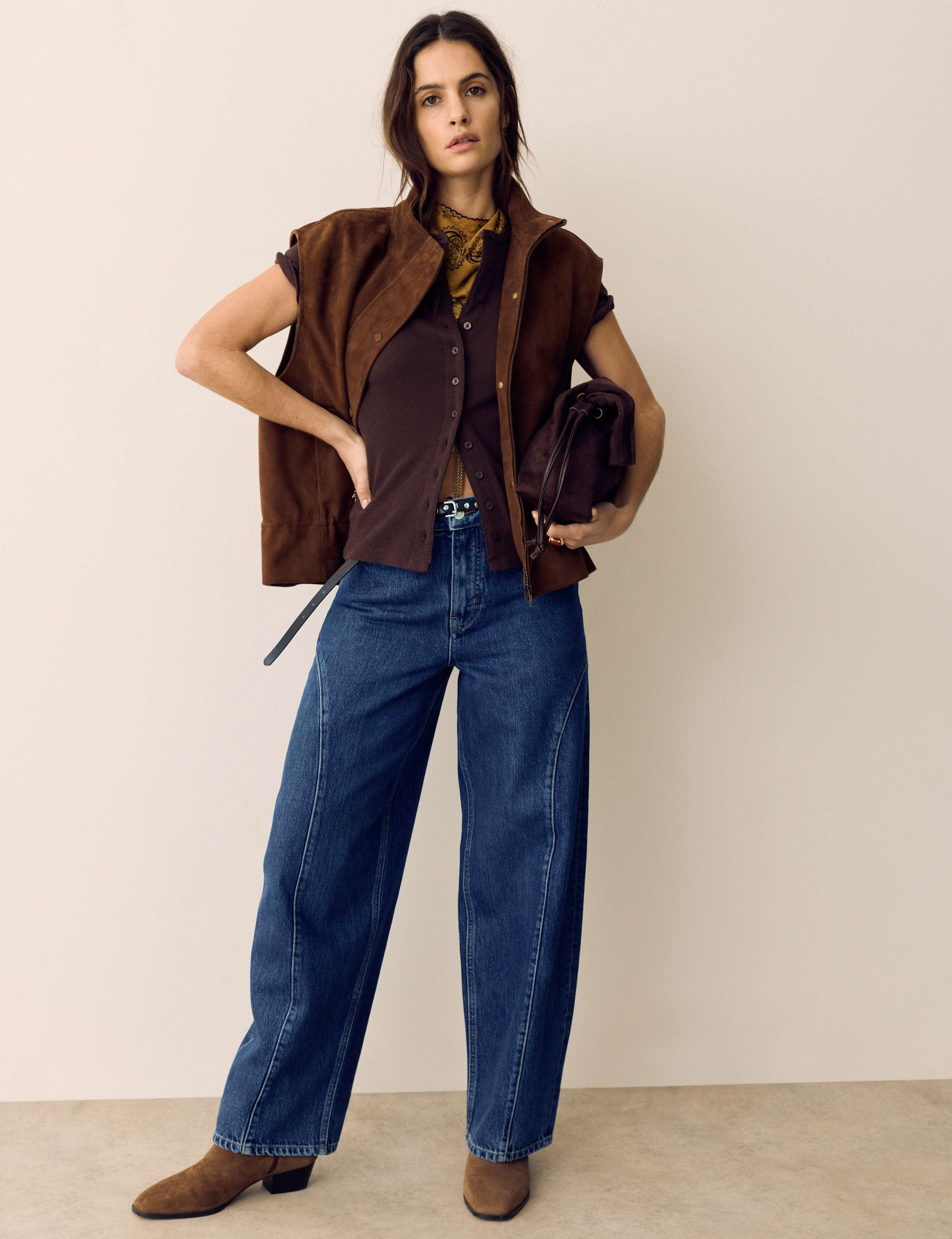 Western Tapered Jeans