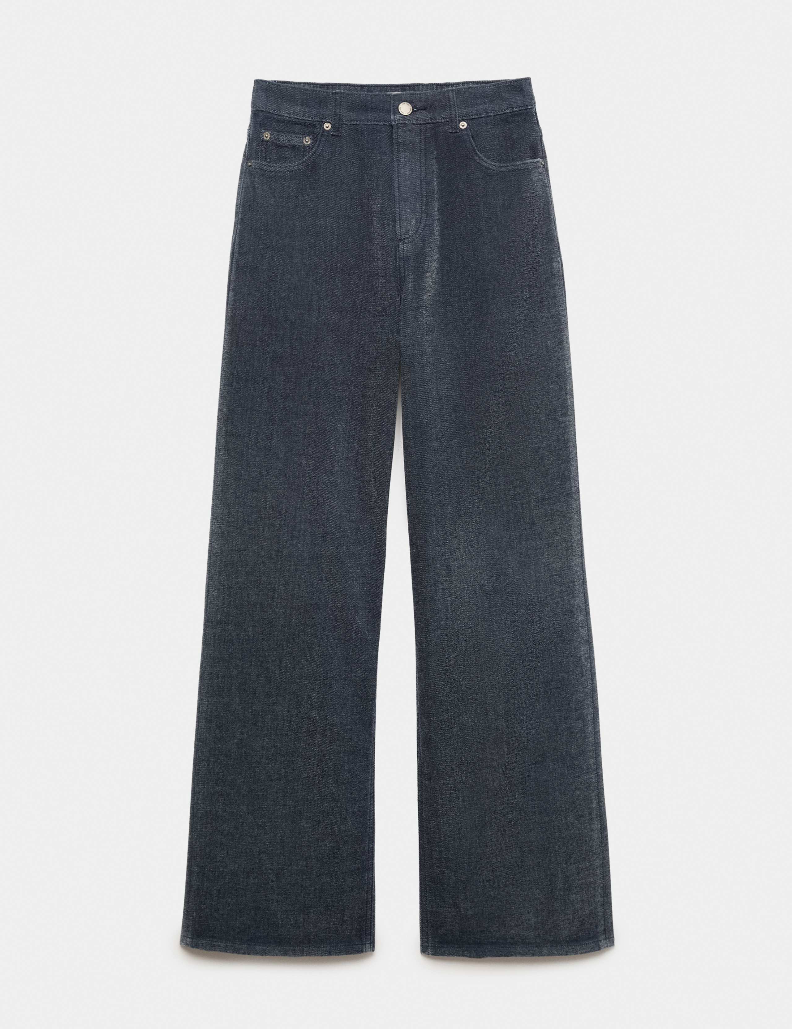 Cotton Rich Soft Touch Wide Leg Jeans