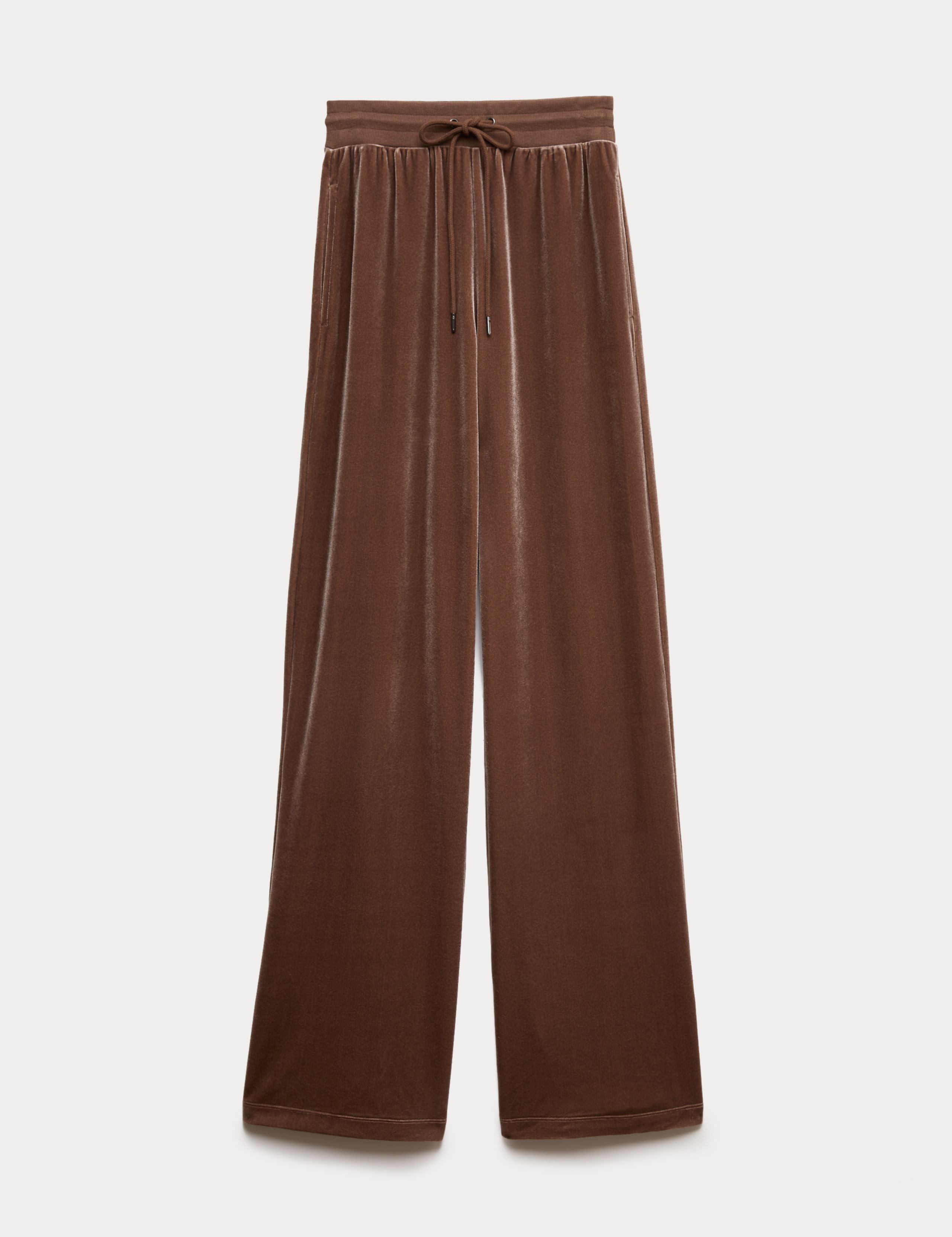 High Waisted Wide Leg Joggers