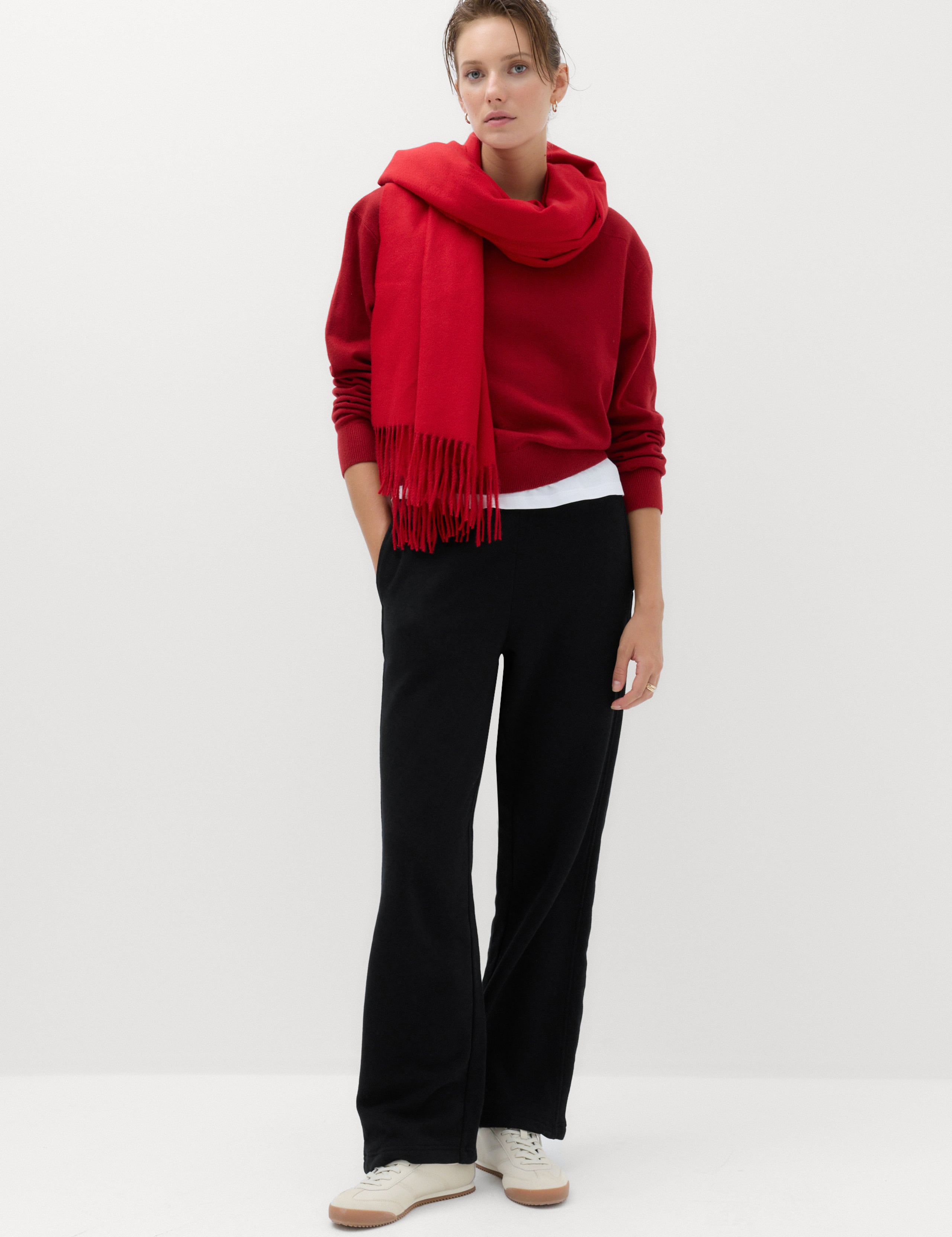 Pure Cotton Straight Leg Joggers