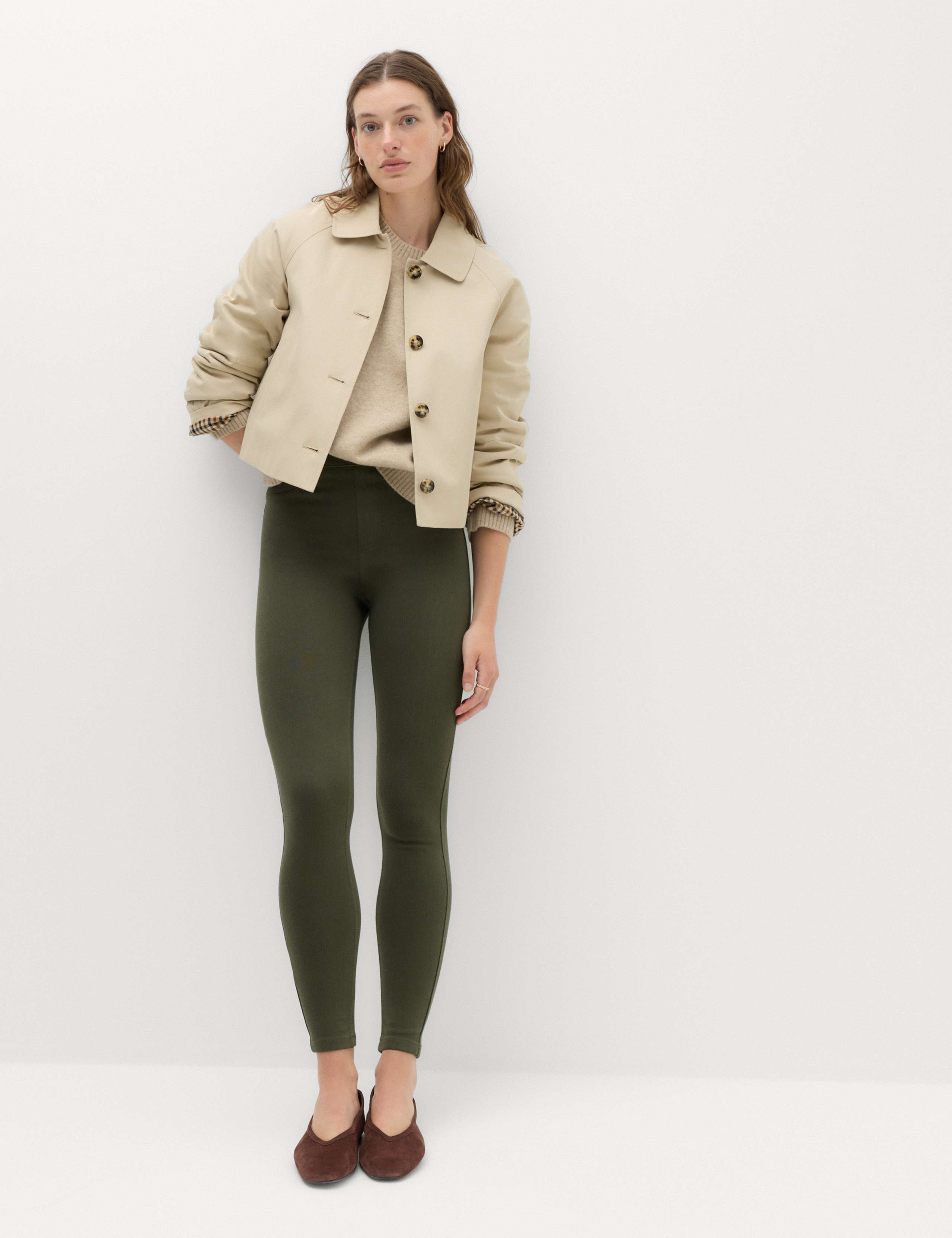 Cosy Pull On High Waisted Jeggings
