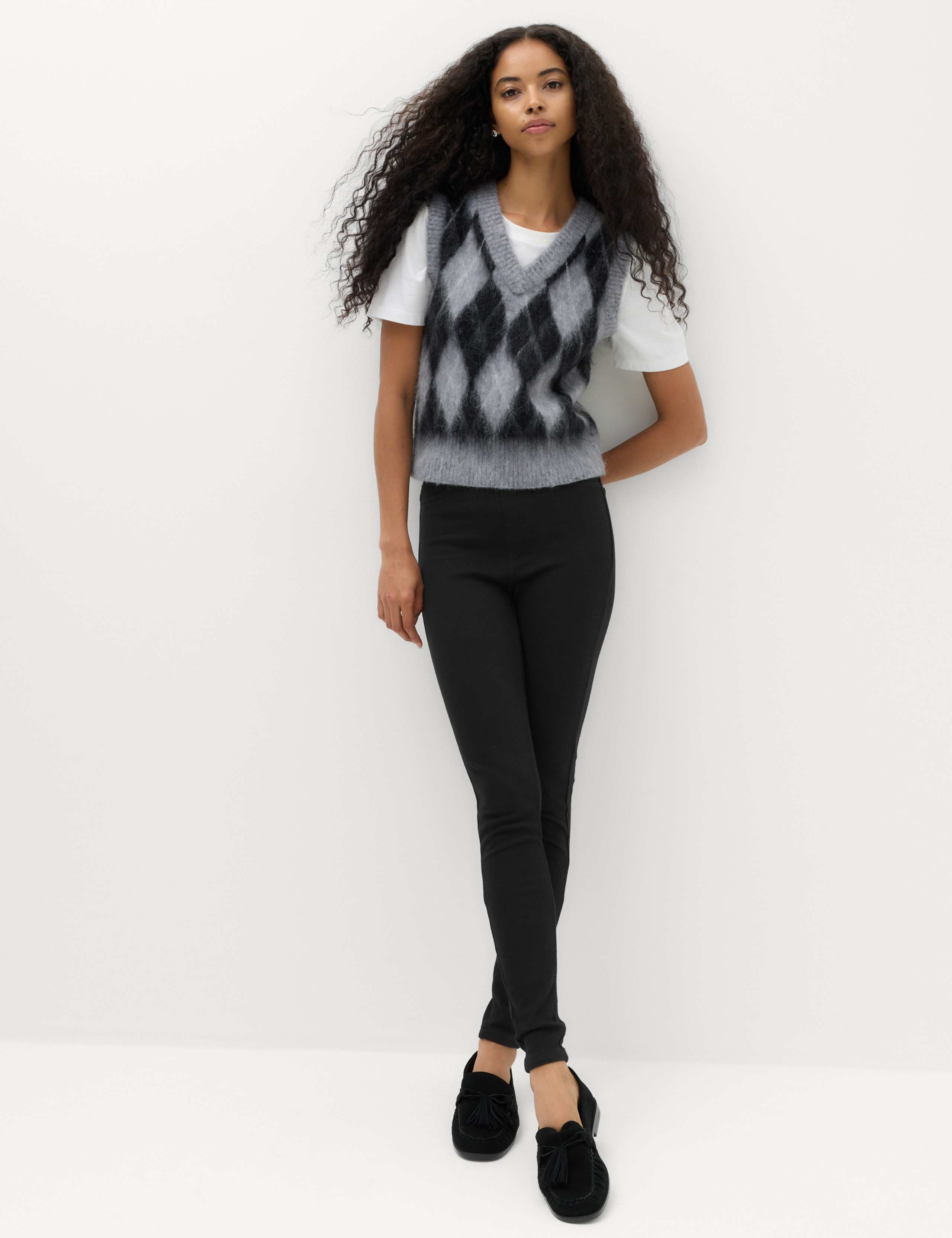 Cosy Pull On High Waisted Jeggings