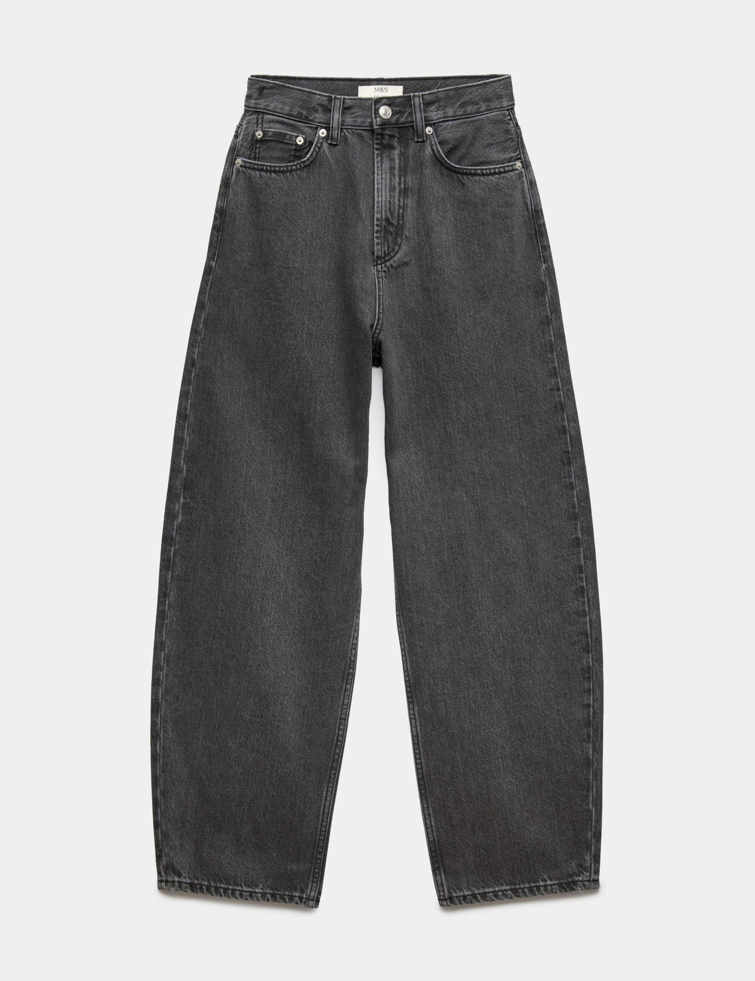 High Waisted Balloon Leg Jeans