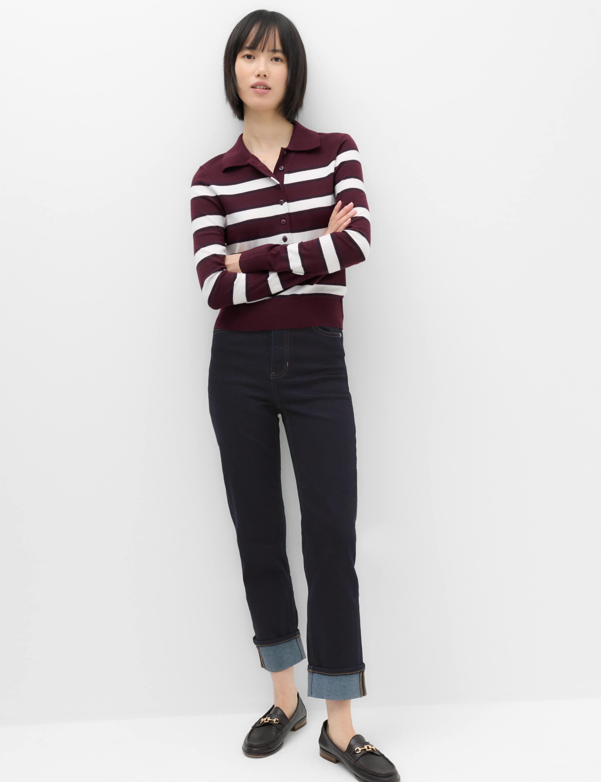 Harper High Waisted Cigarette Cropped Jeans