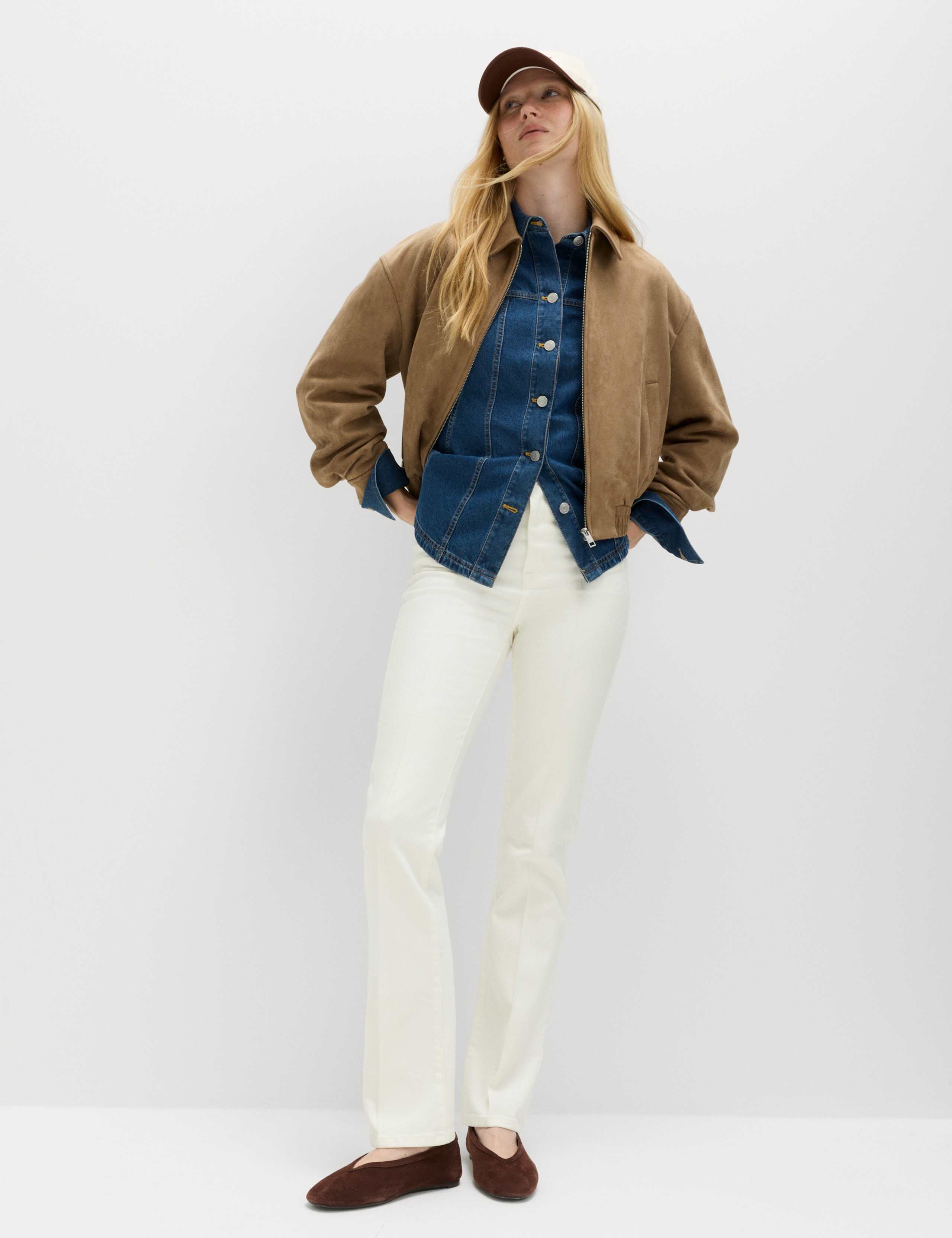 High Waisted Flared Jeans