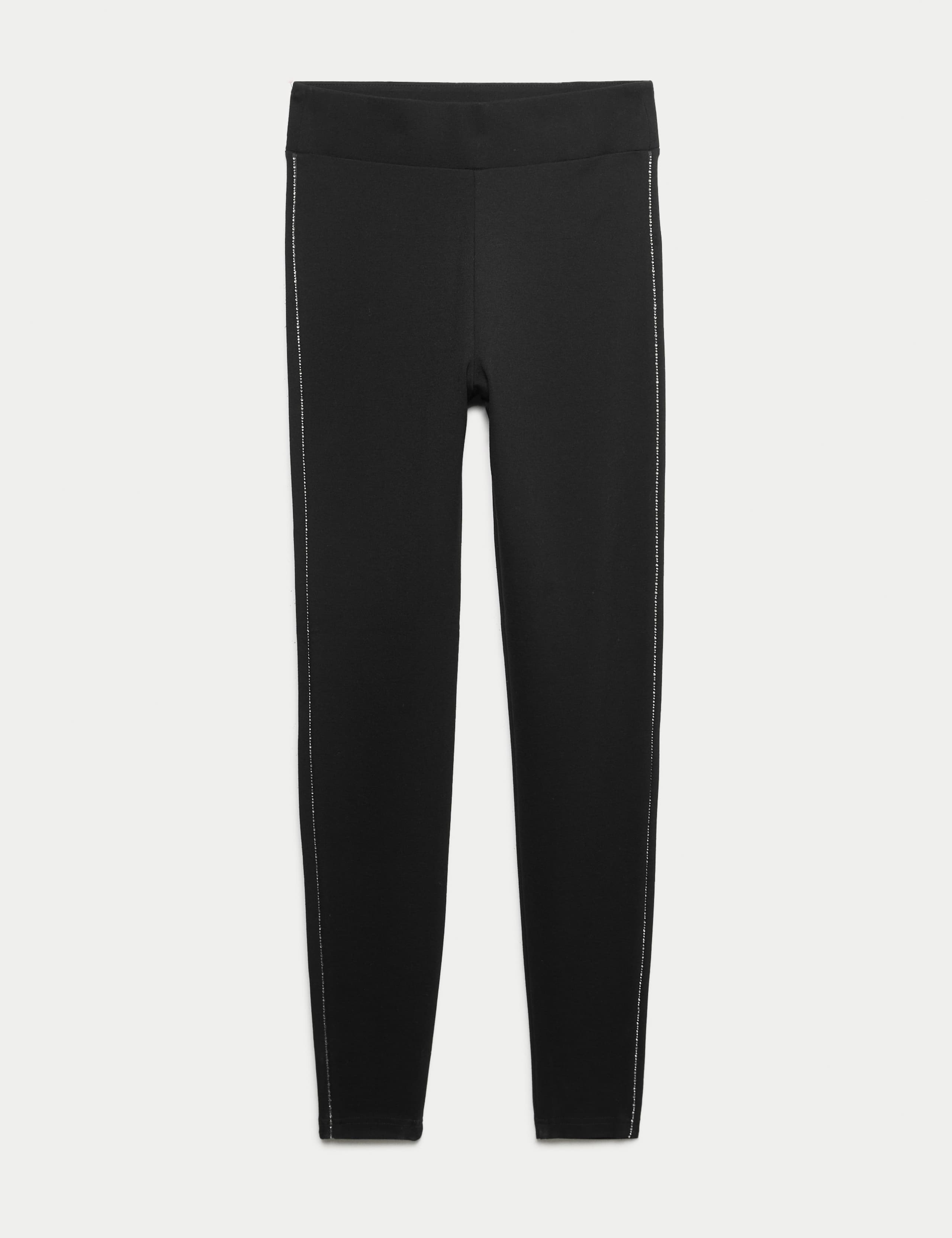 Embellished High Waisted Leggings
