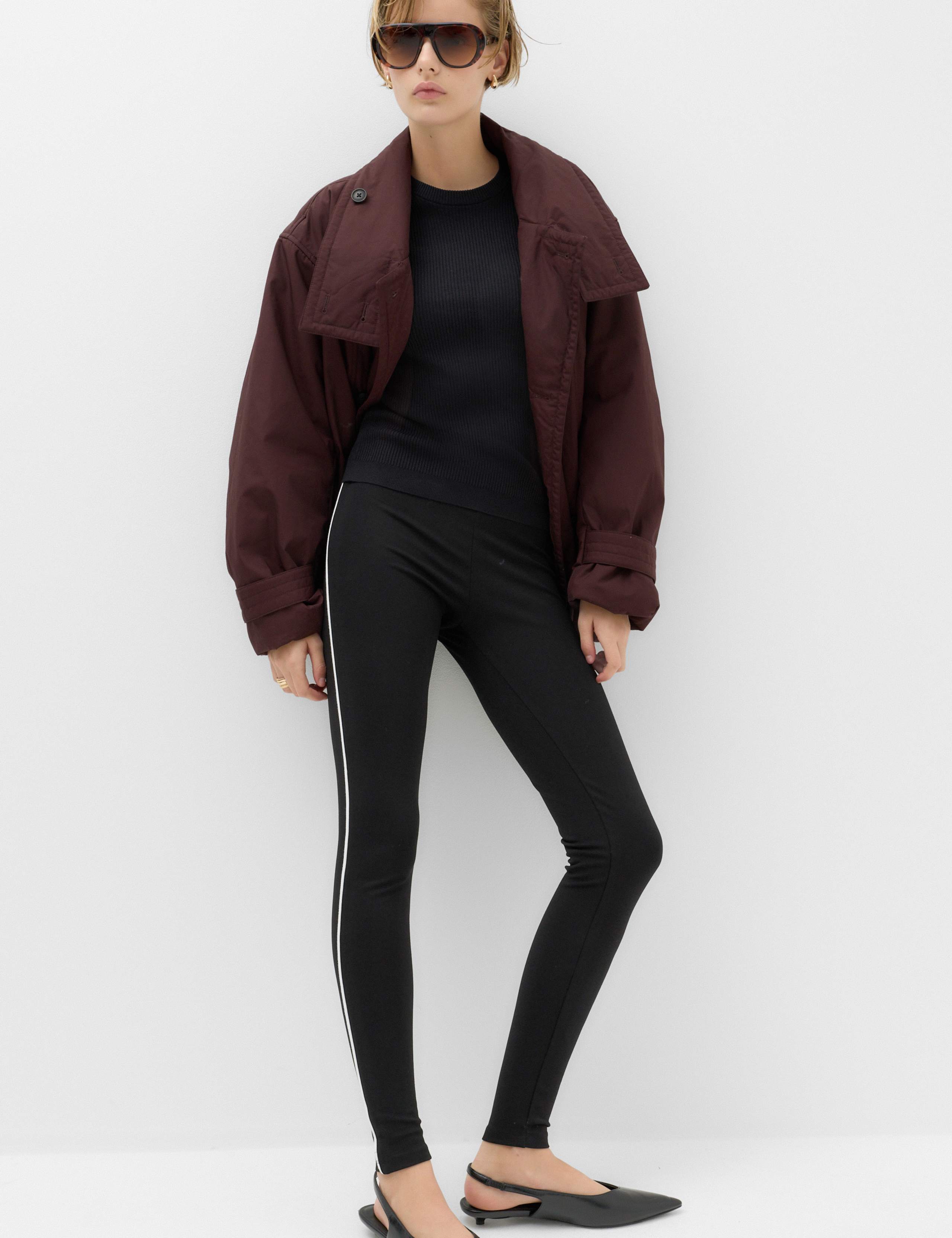 Side Stripe Leggings