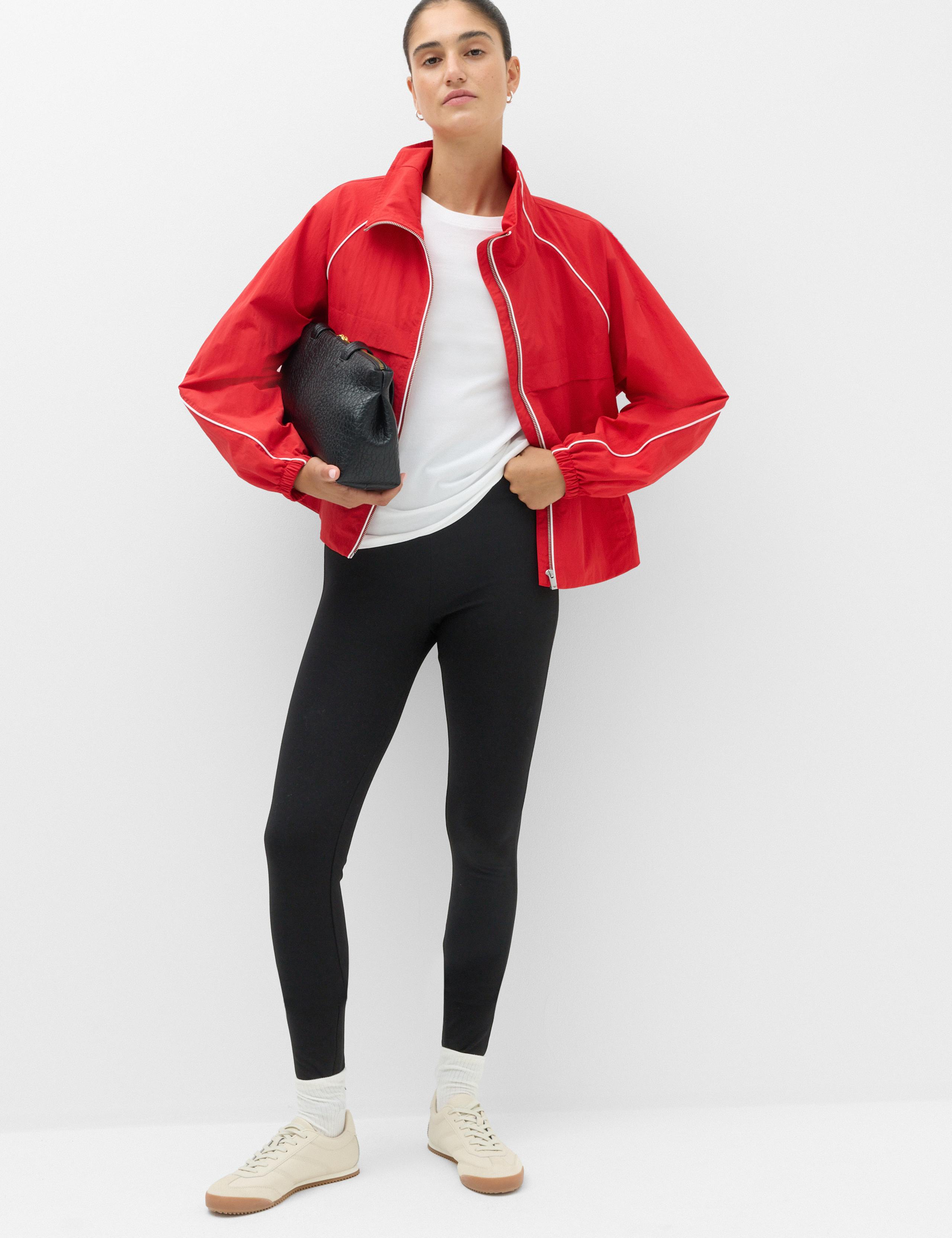 Side Zip High Waisted Leggings