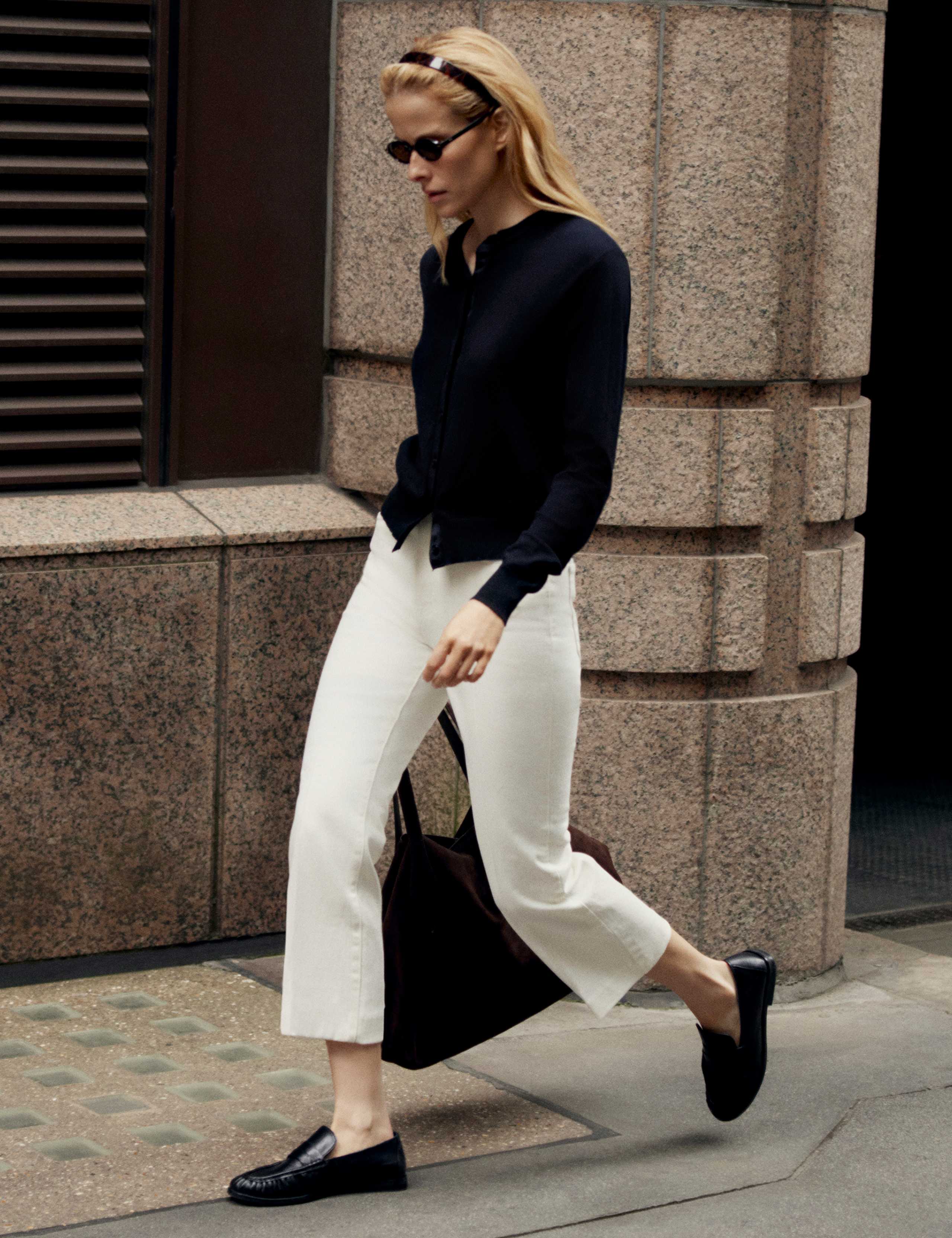 High Waisted Kickflare Cropped Jeans