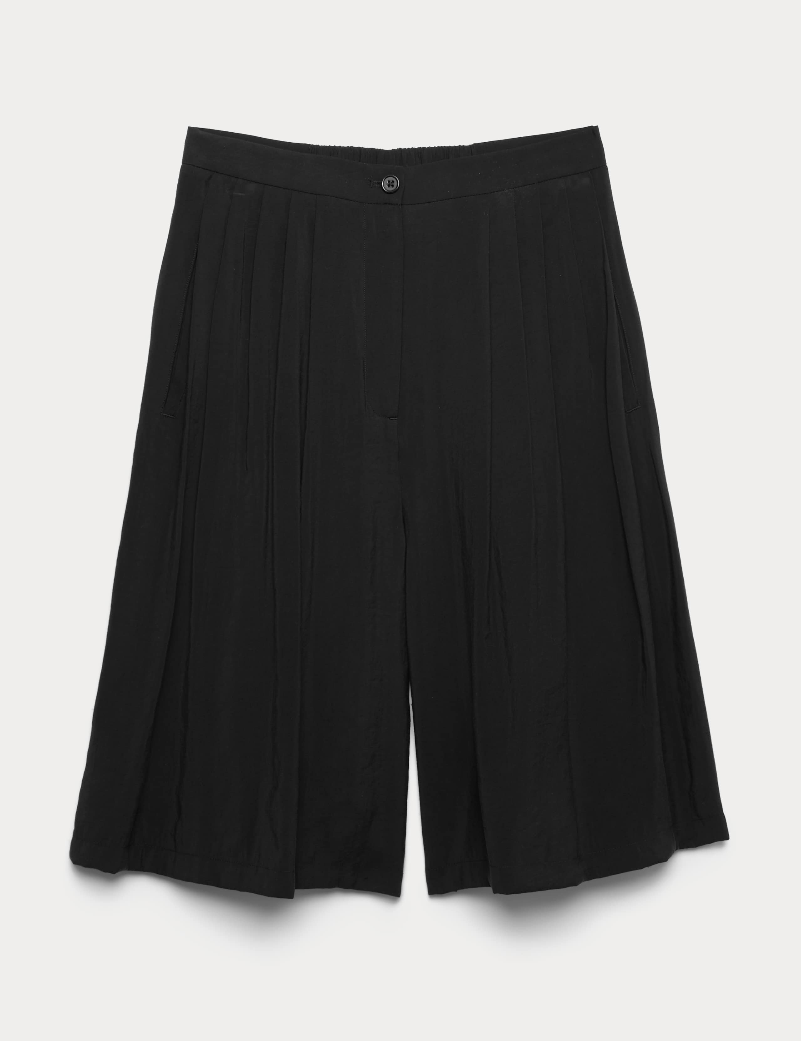 Pleated Longline Shorts