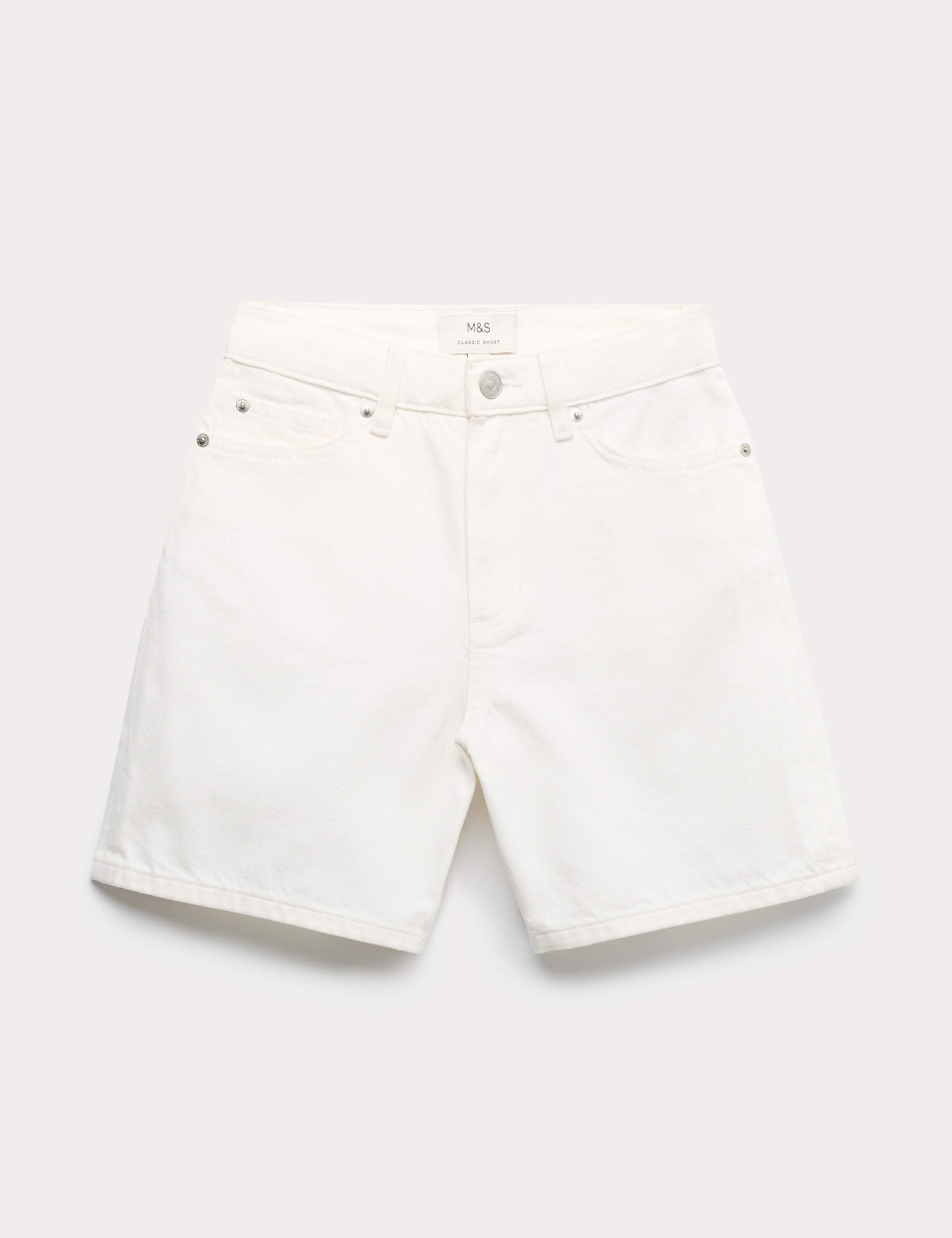 Pure Cotton Denim Classic Shorts