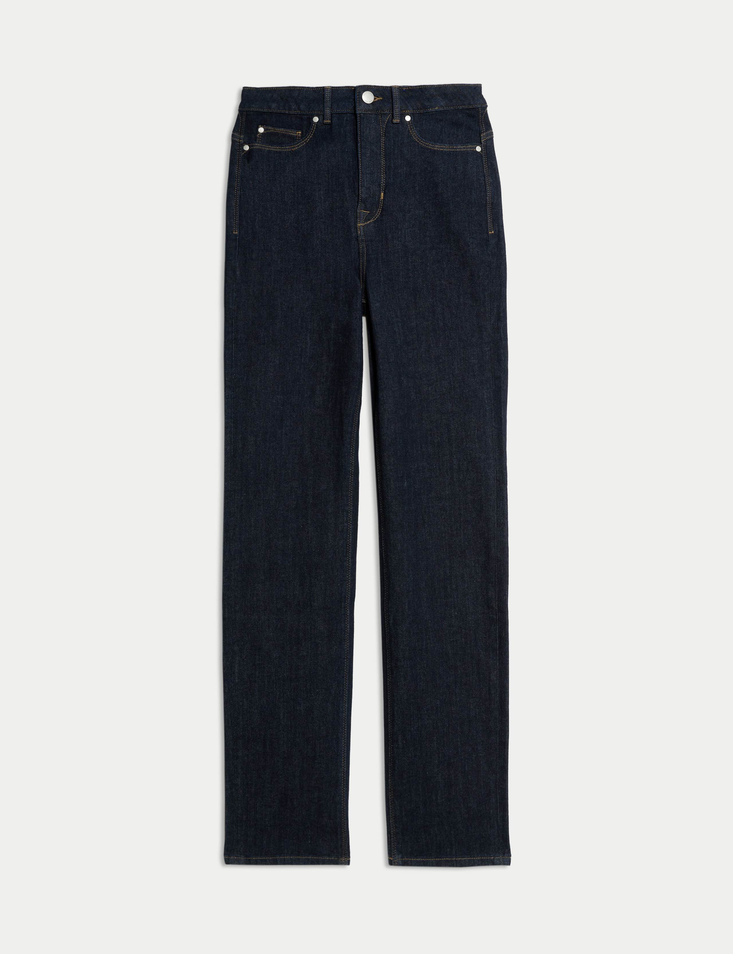 Magic Shaping High Waisted Straight Leg Jeans