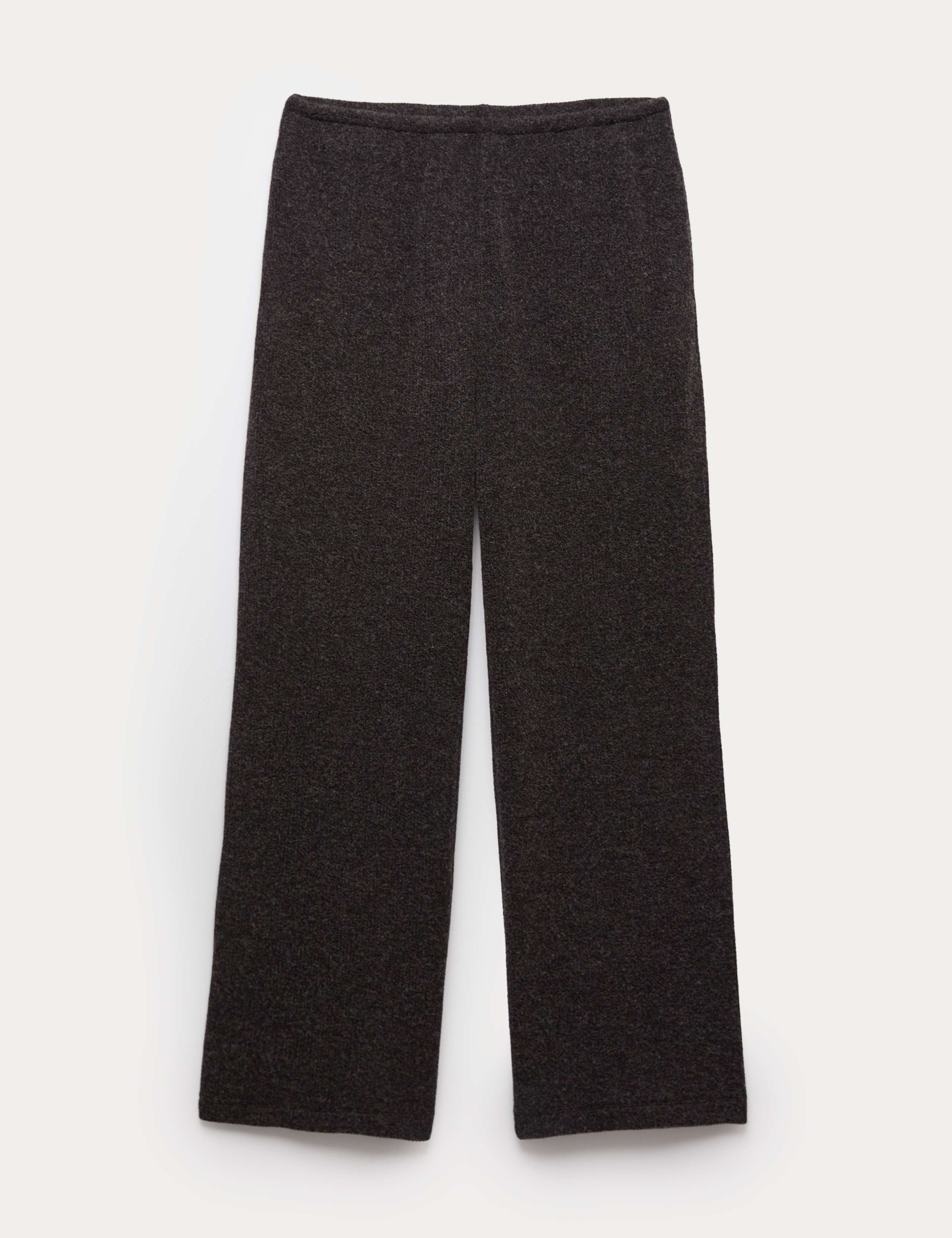 Brushed Rib Wide Leg Trousers