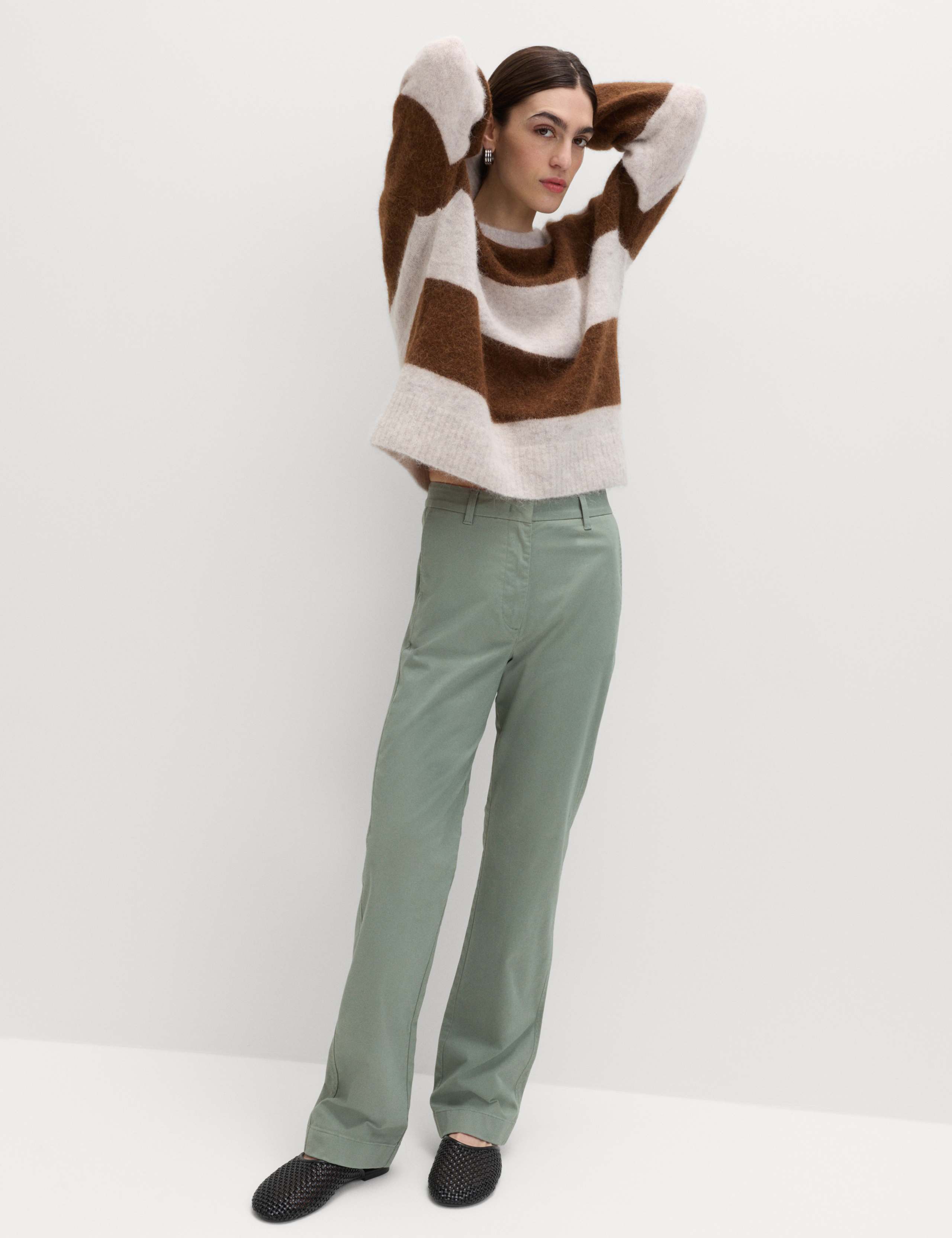 Cotton Rich Straight Leg Chinos