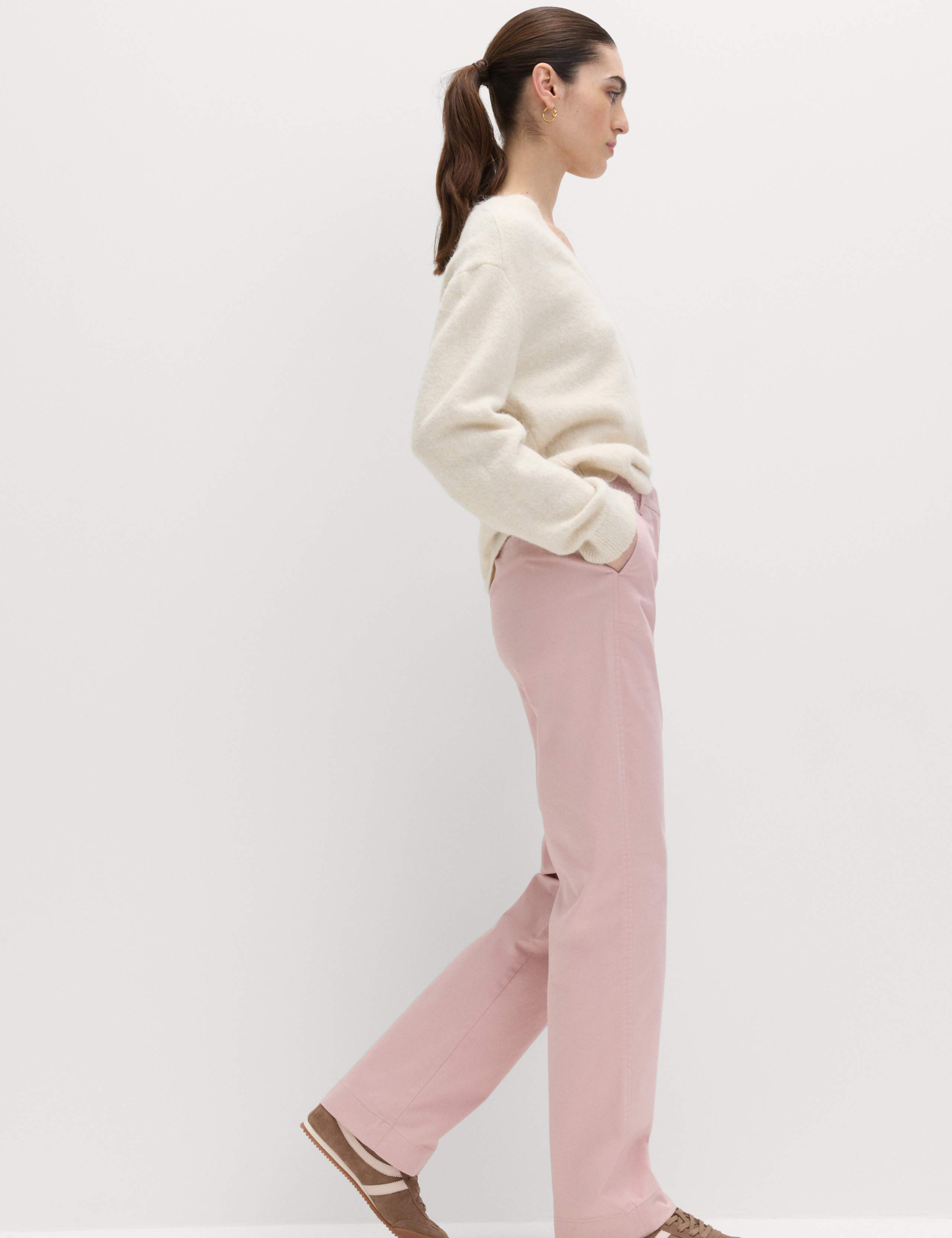 Cotton Rich Straight Leg Chinos